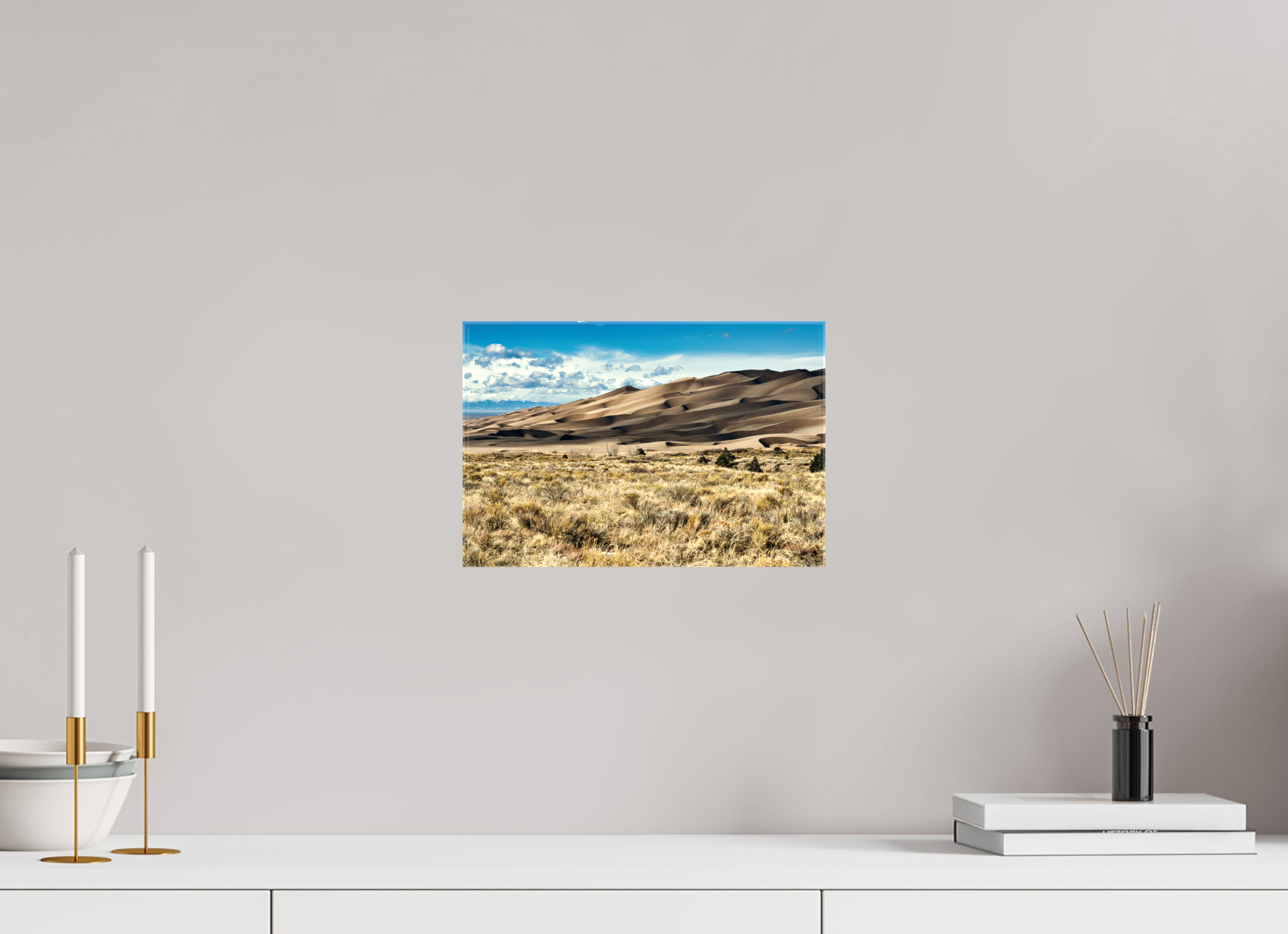 12 x 8″, Glossy Canvas Great Sand Dunes National Park