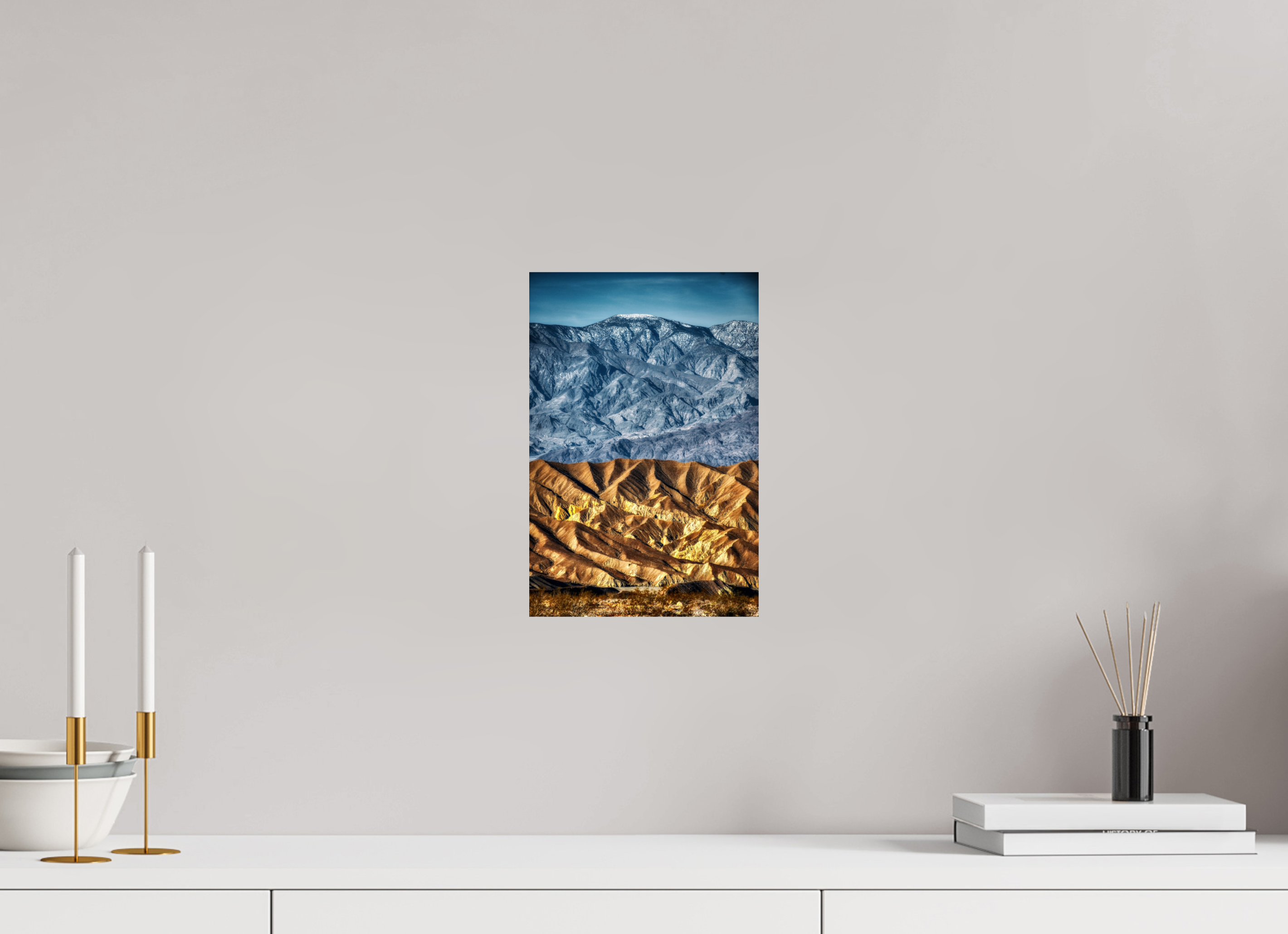 8 x 12″, Photo Print On Fuji Crystal DP II Death Valley Mountains