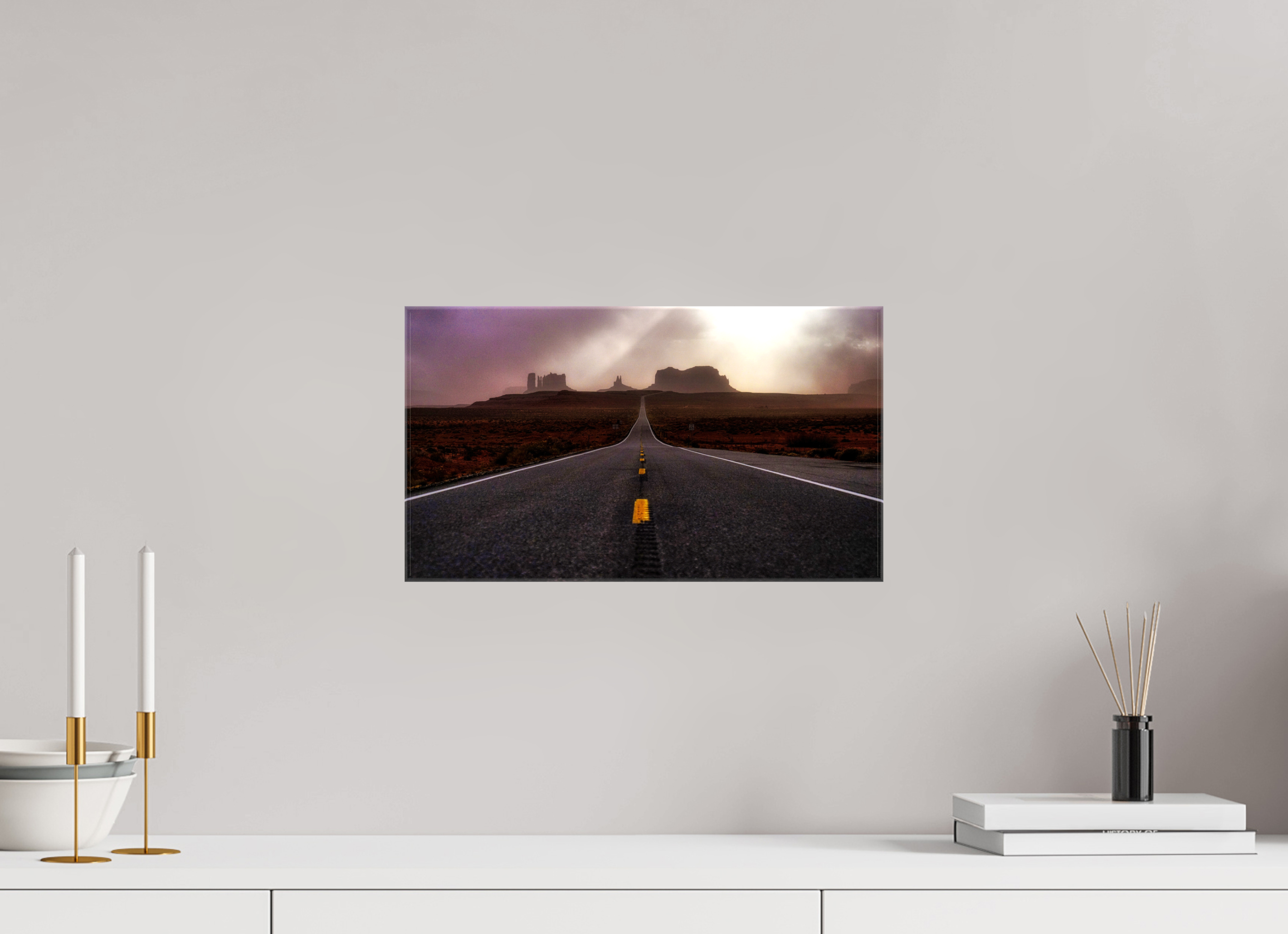 16 x 9″, Glossy Canvas Monument Valley