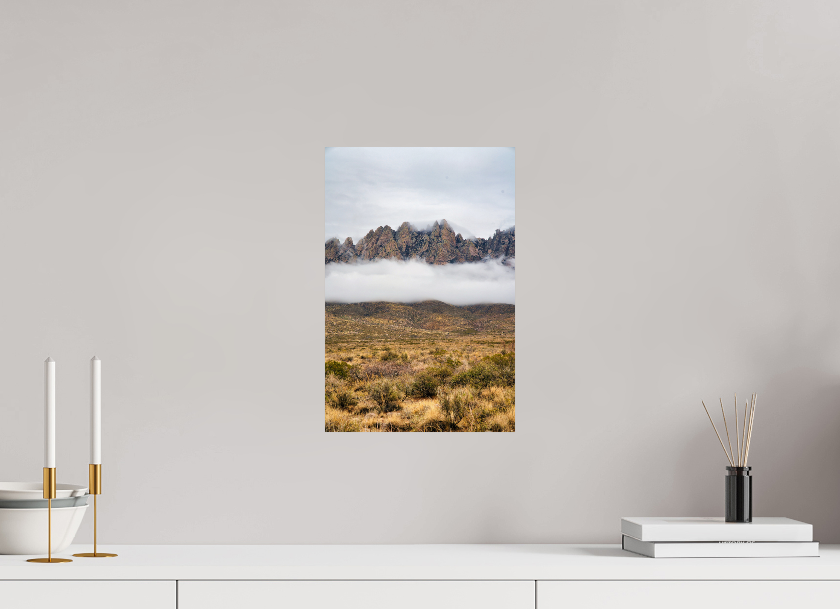 10 x 15″, Glass Organ Mountains