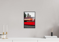 8 x 12″, Famed Aluminum (Black) The Red Bus