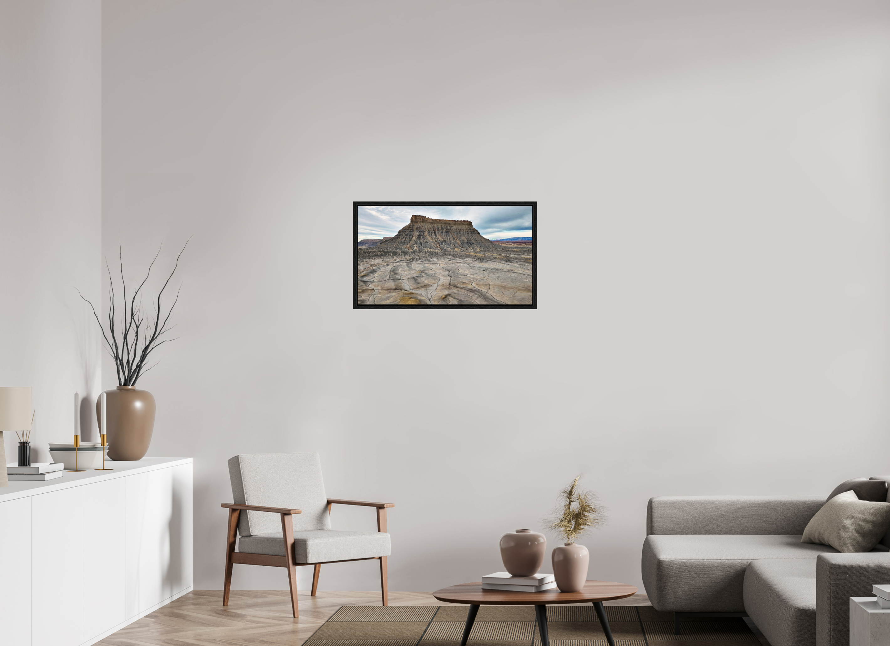 32 x 18″, Floater Frame Factory Butte