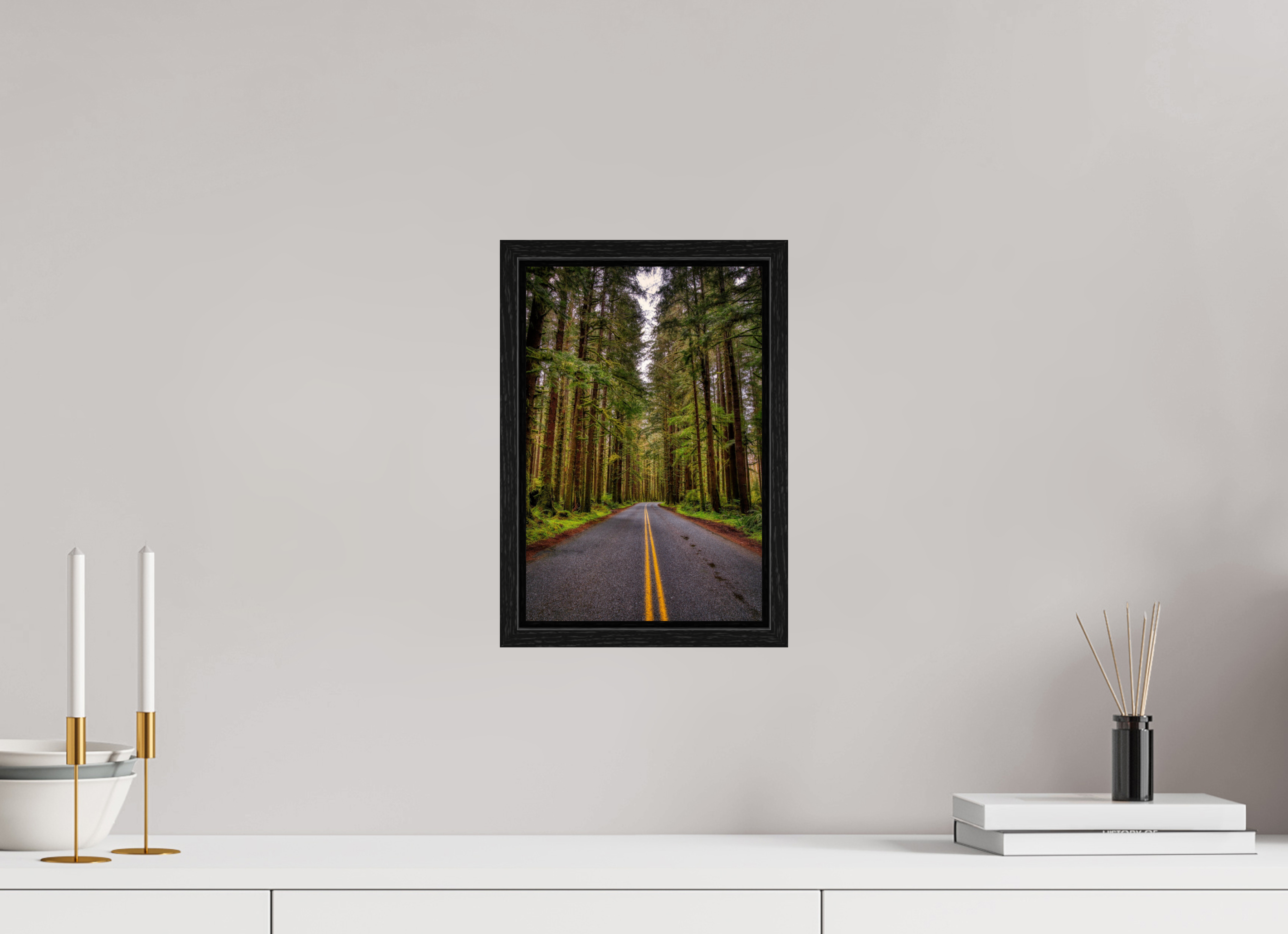 8 x 12″, Floater Frame A Drive Through Olympic National Park