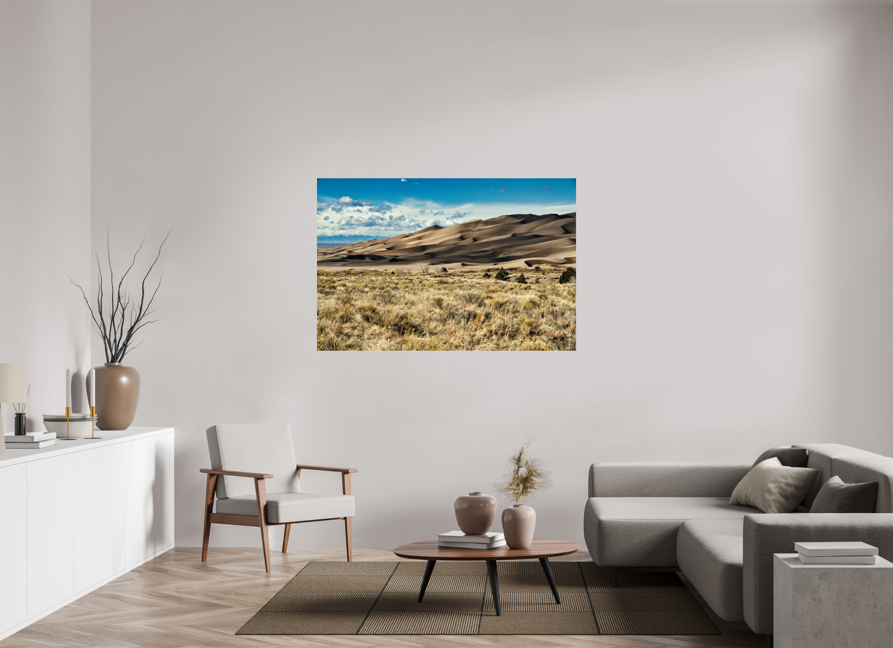60 x 40″, Glass Great Sand Dunes National Park