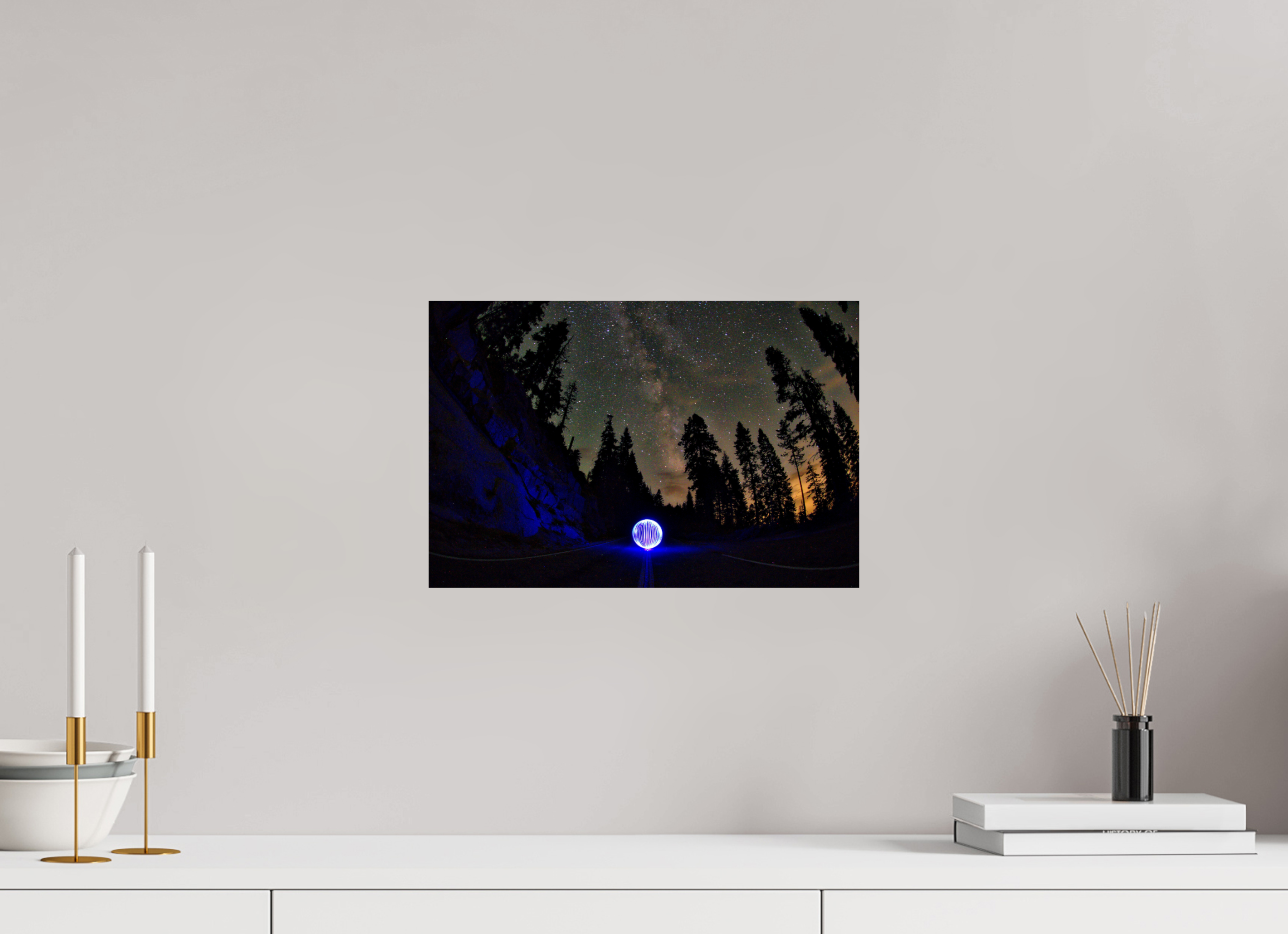 15 x 10″, Photo Print On Fuji Crystal DP II Blue Orb at Sequoia National Park