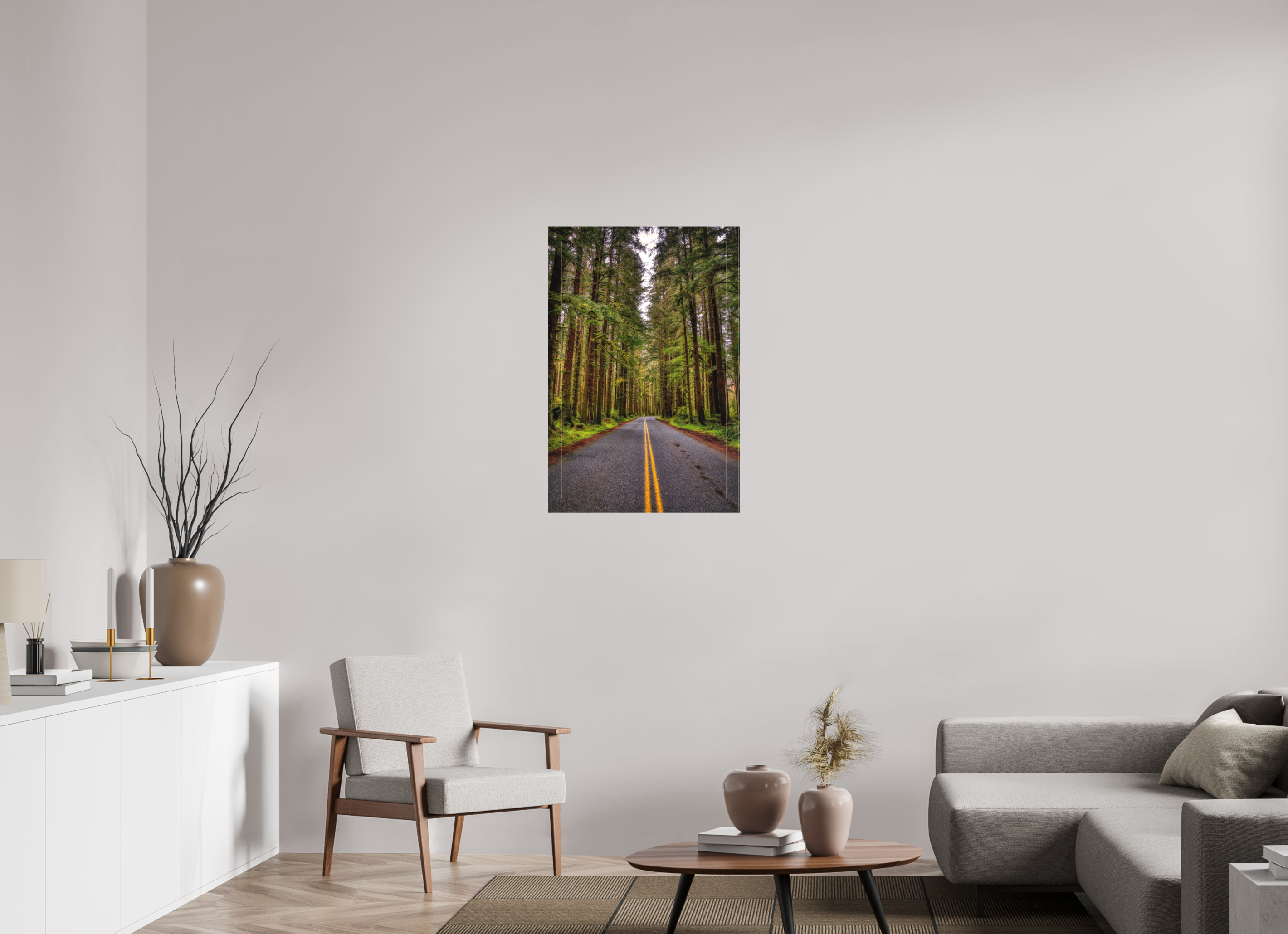 24 x 36″, Matte Canvas A Drive Through Olympic National Park