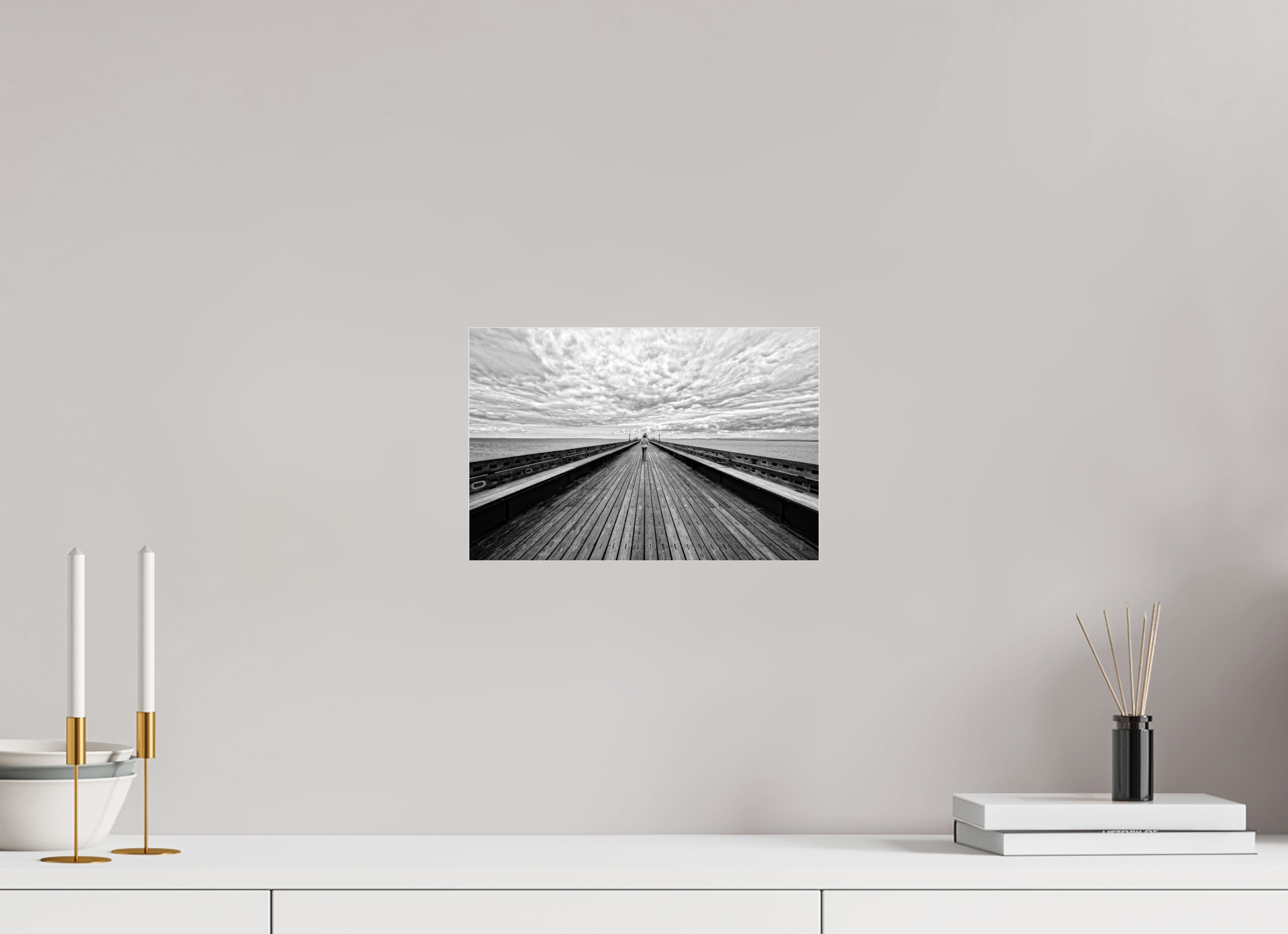 12 x 8″, Glass UK Pier
