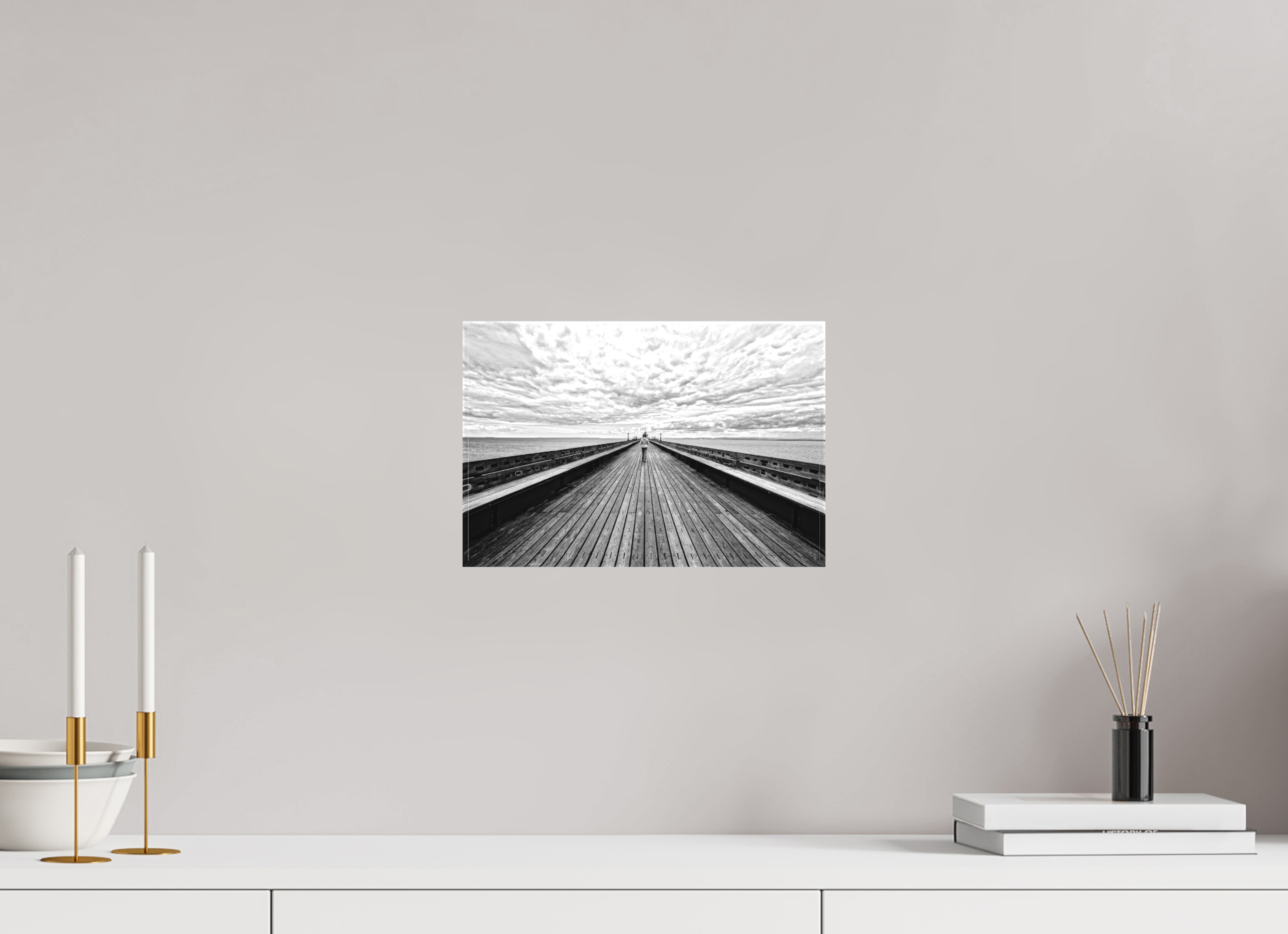 12 x 8″, Matte Canvas UK Pier