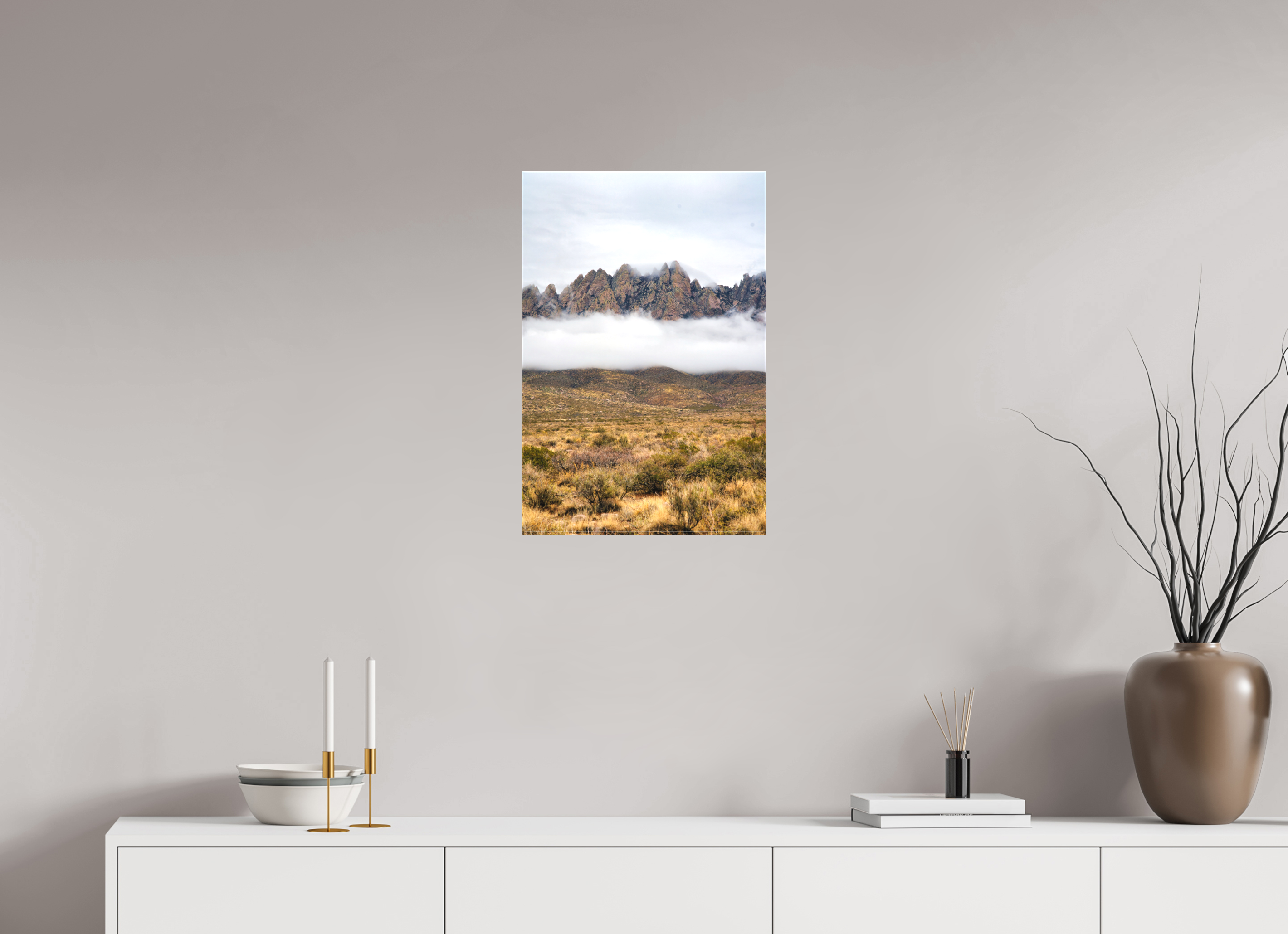 16 x 24″, Matte Canvas Organ Mountains