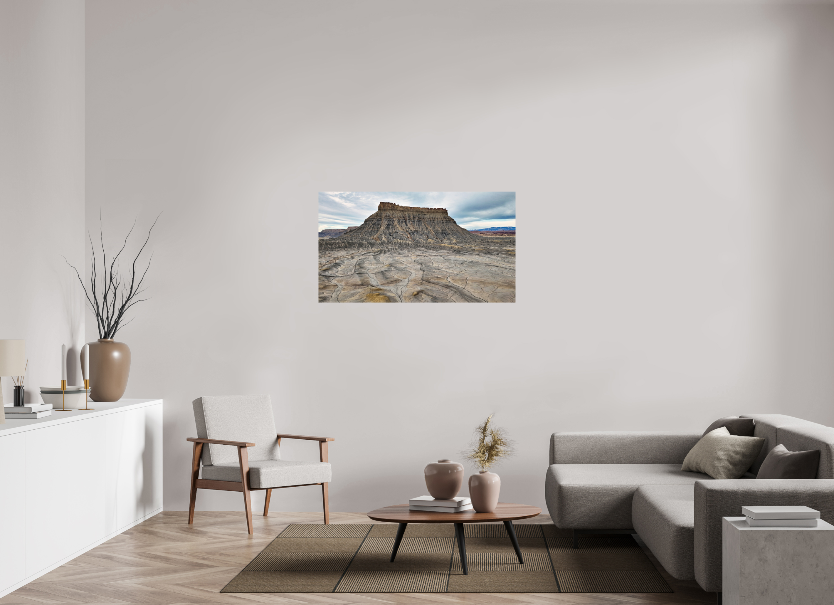 49 x 27.6″, Paper Only Factory Butte