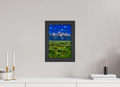 8 x 12″, Framed (Black) The Grand Tetons