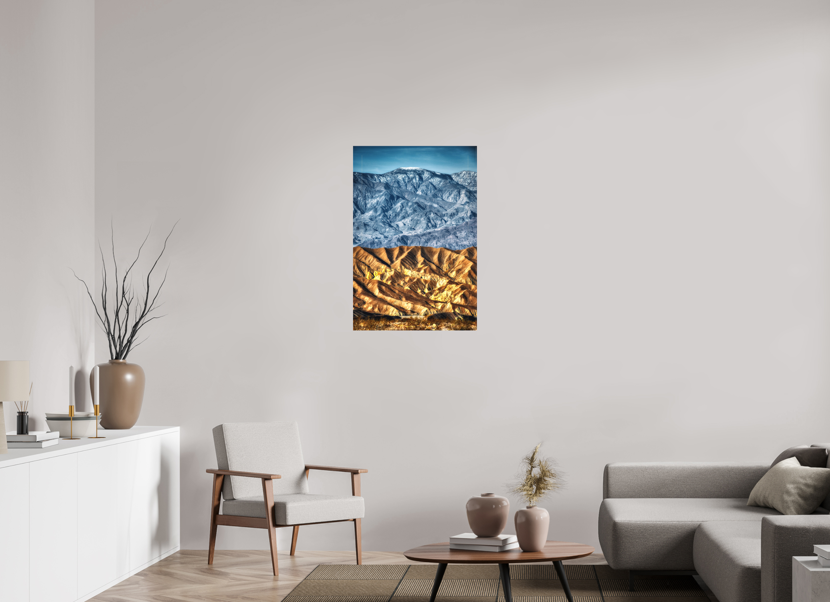 24 x 36″, Matte Canvas Death Valley Mountains