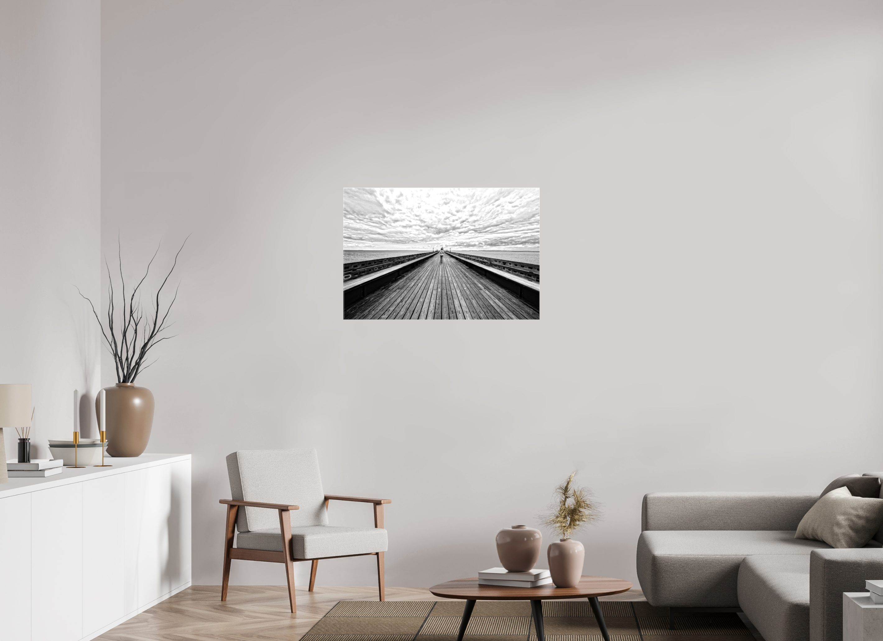 36 x 24″, Glossy Canvas UK Pier