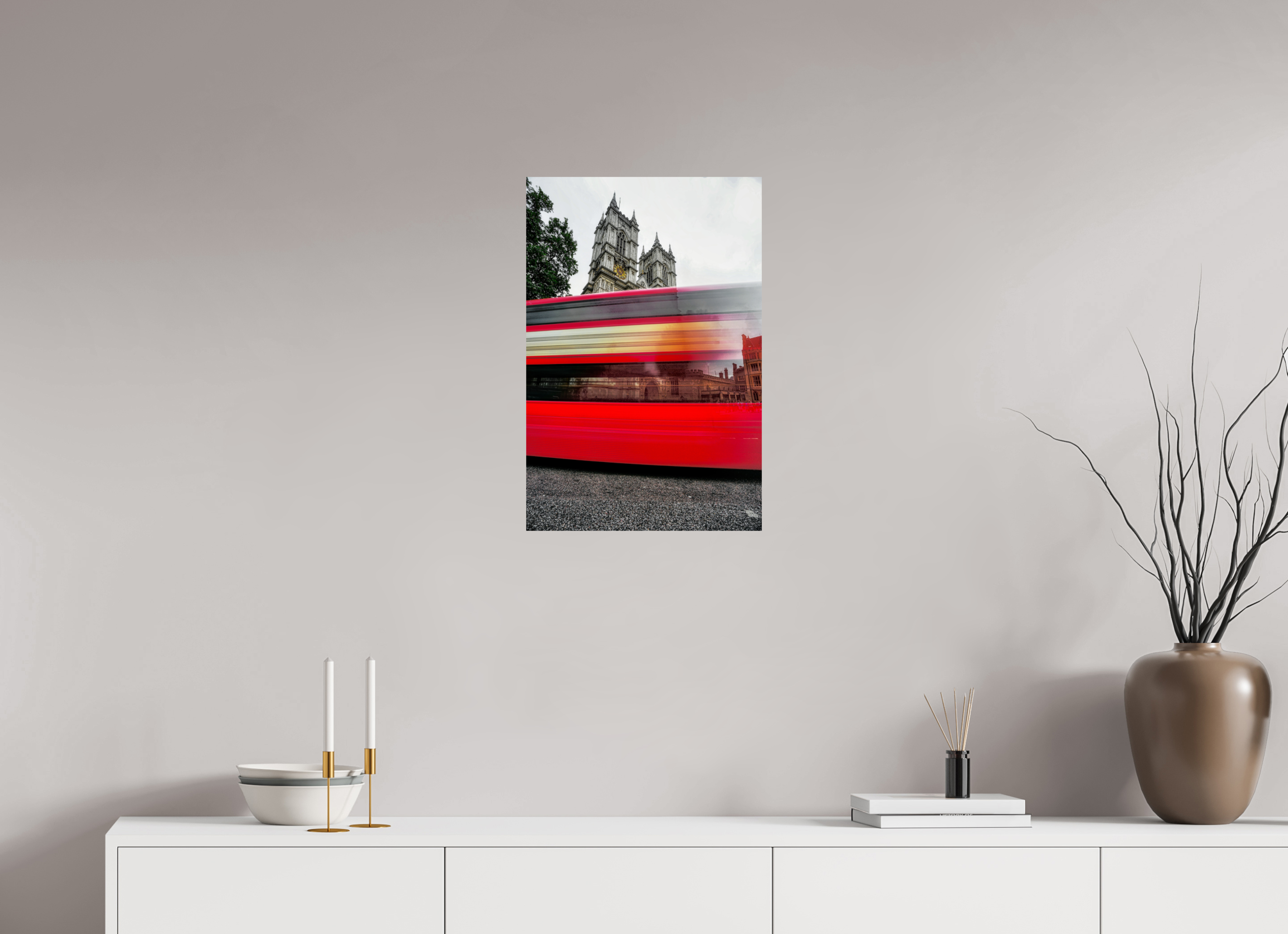 16 x 24″, Photo Print On Fuji Crystal DP II The Red Bus