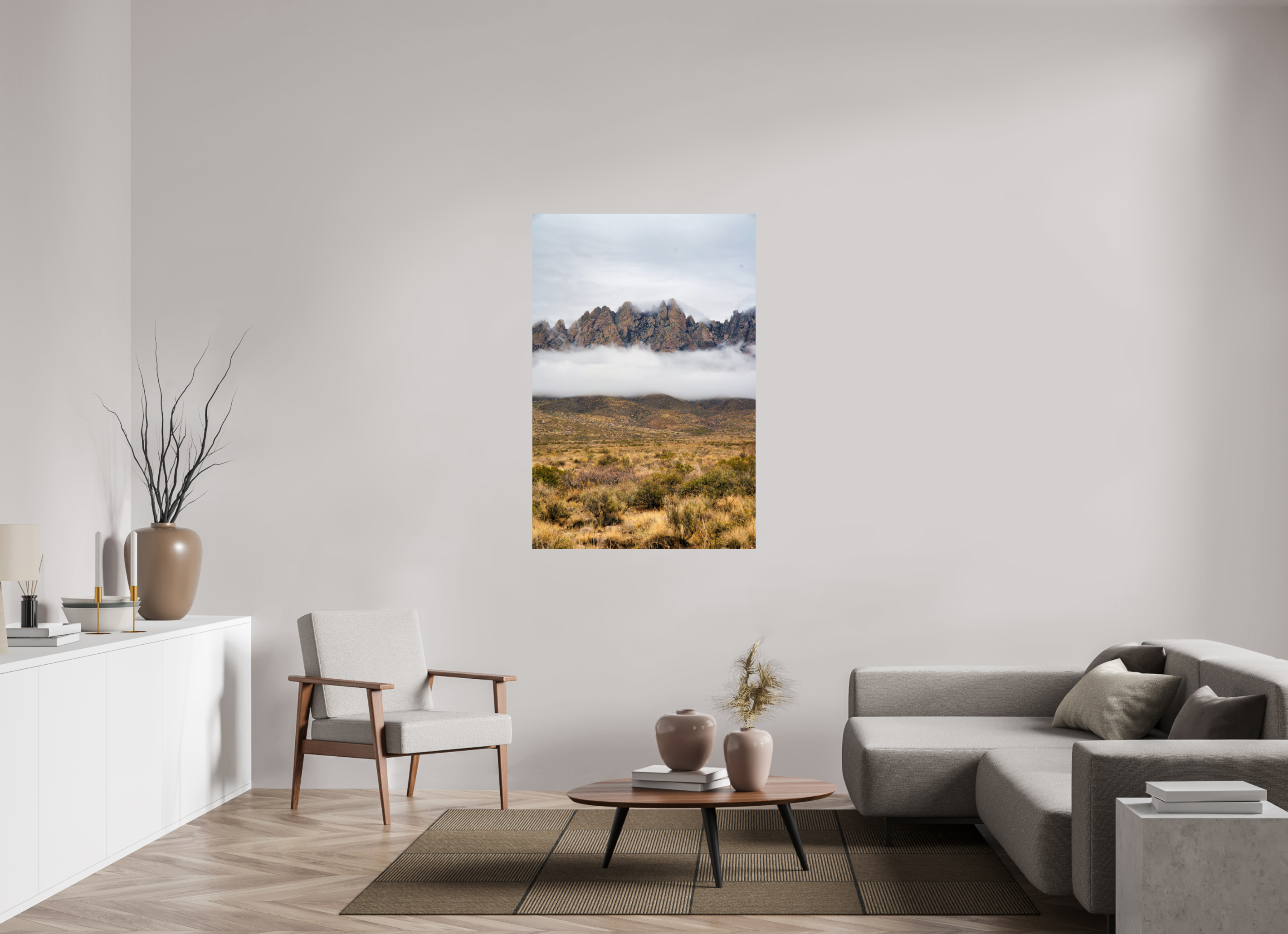 36 x 54″, Photo Print On Fuji Crystal DP II Organ Mountains