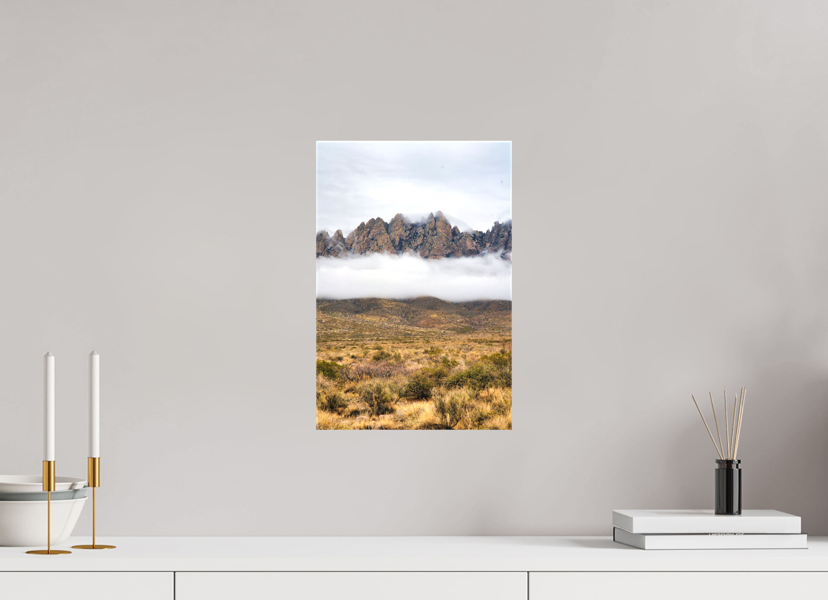 10 x 15″, Matte Canvas Organ Mountains