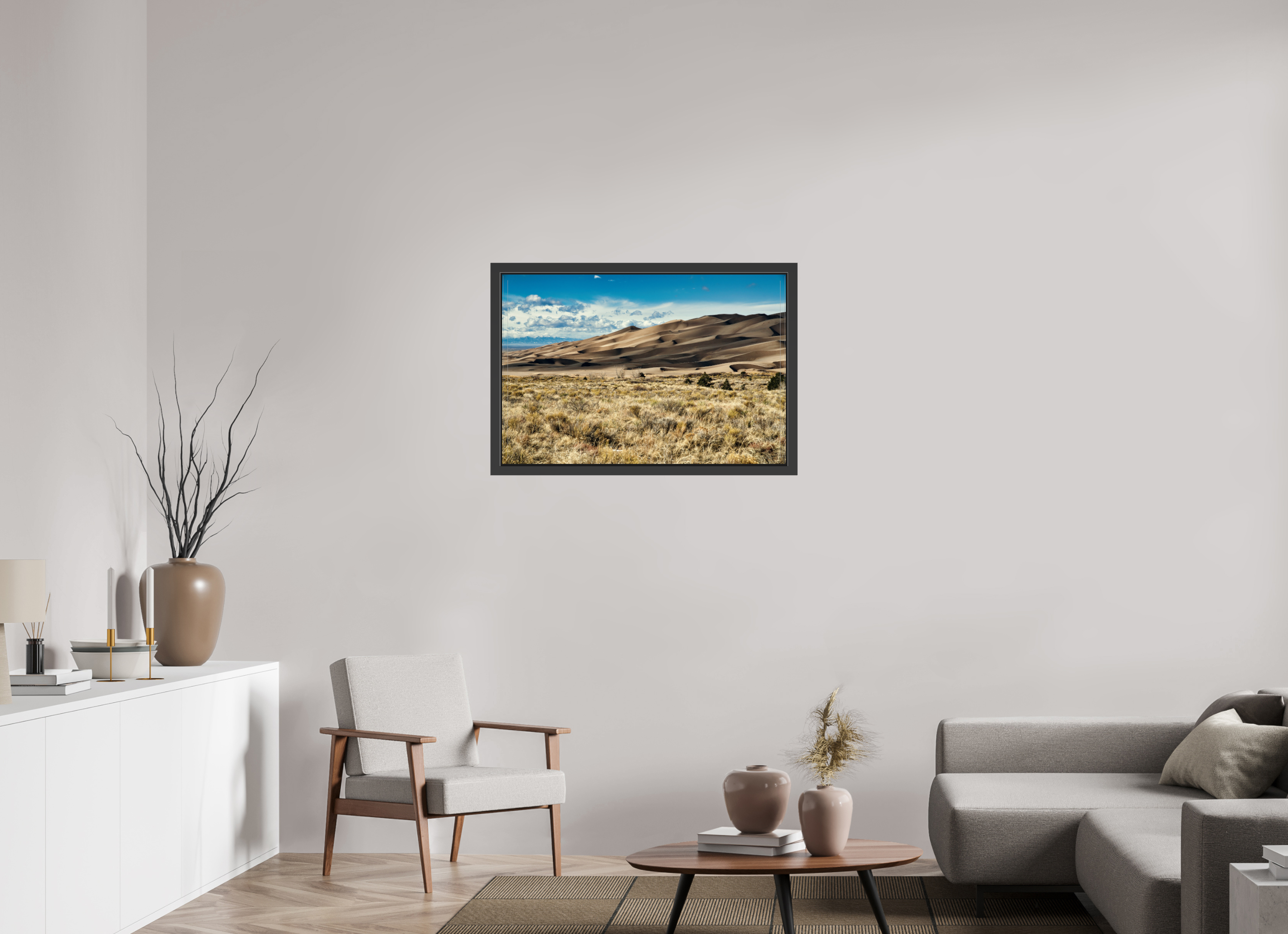 36 x 24″, Framed (Black) Great Sand Dunes National Park