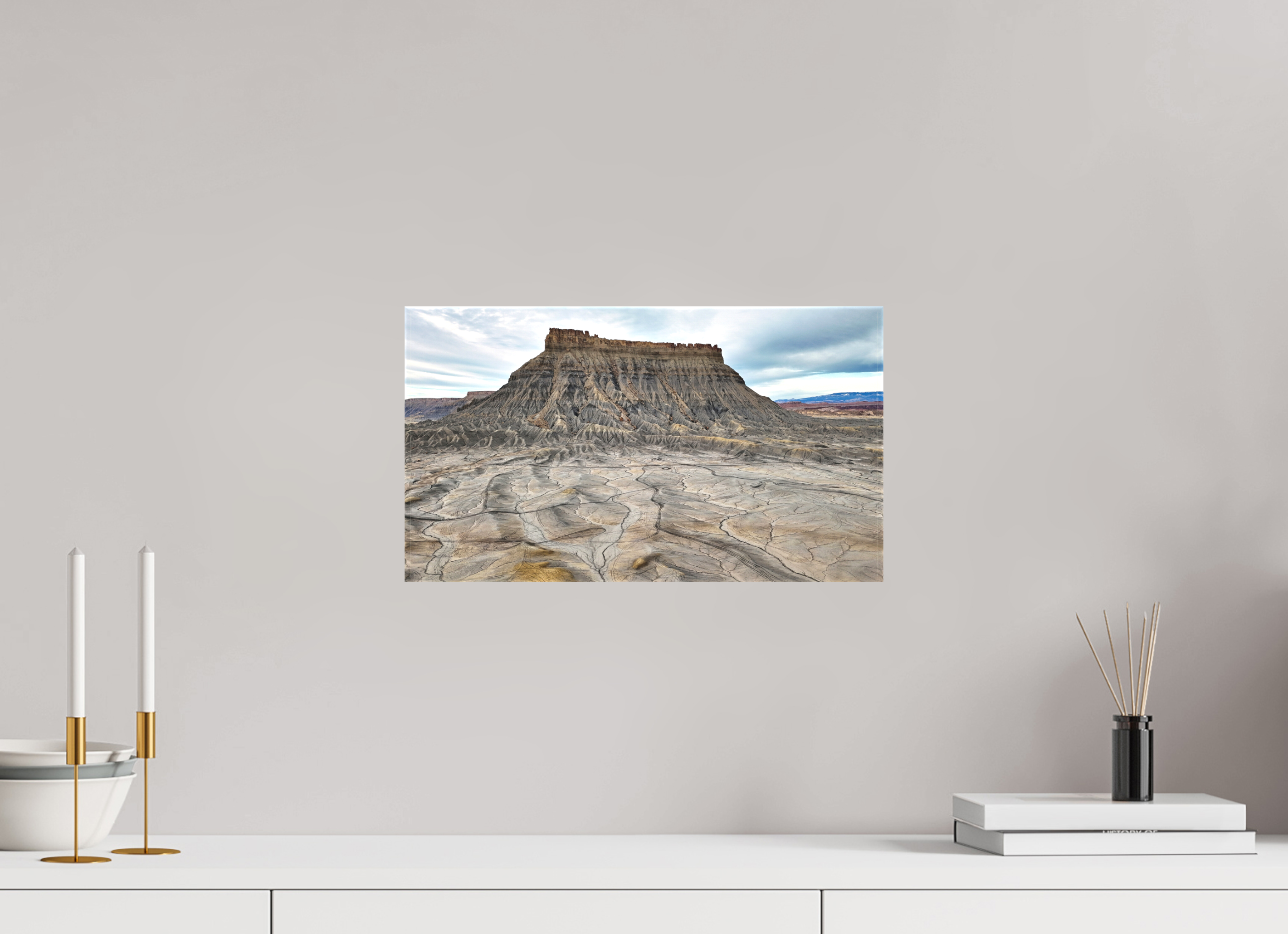16 x 9″, Matte Canvas Factory Butte