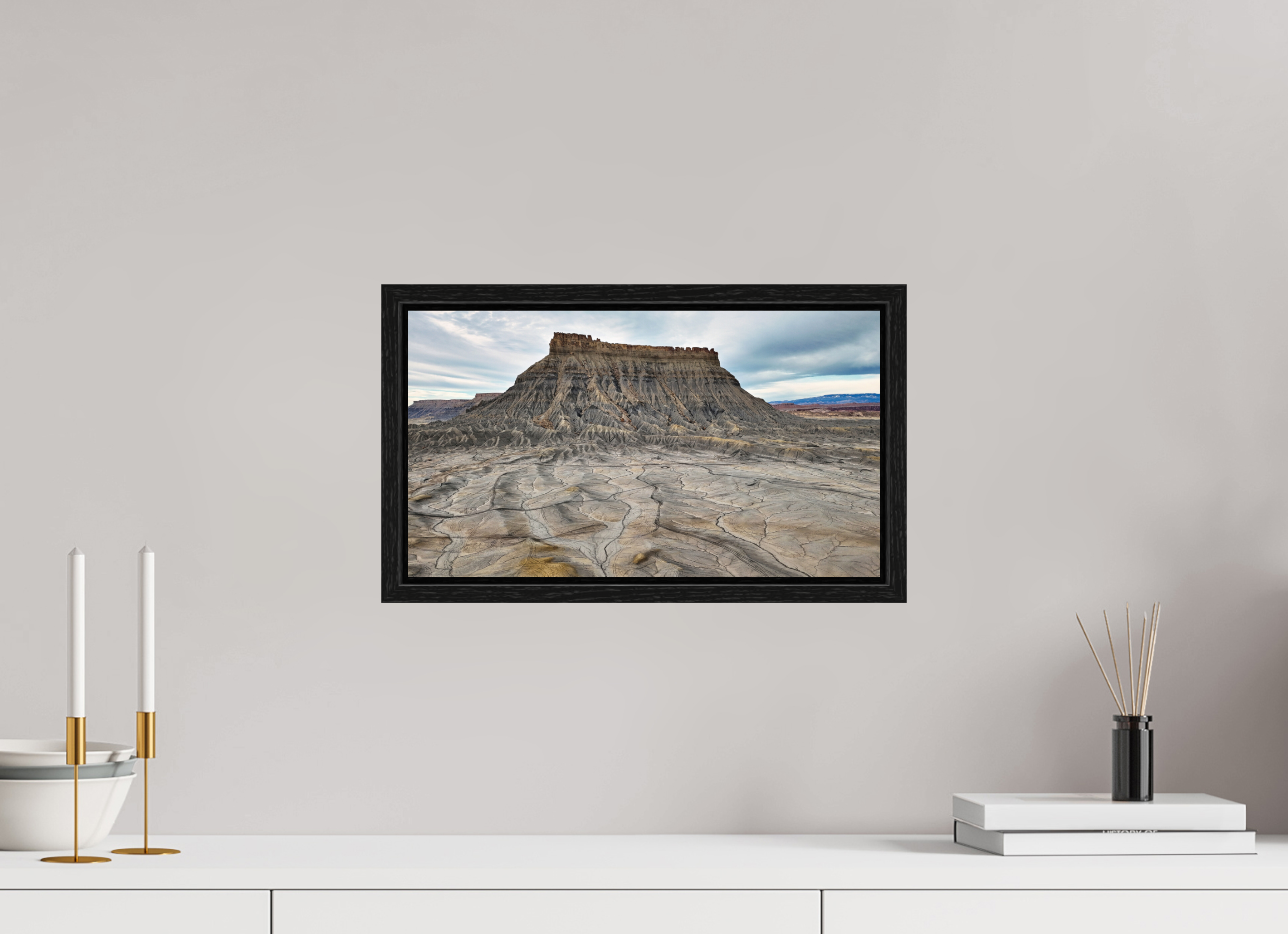 16 x 9″, Floater Frame Factory Butte