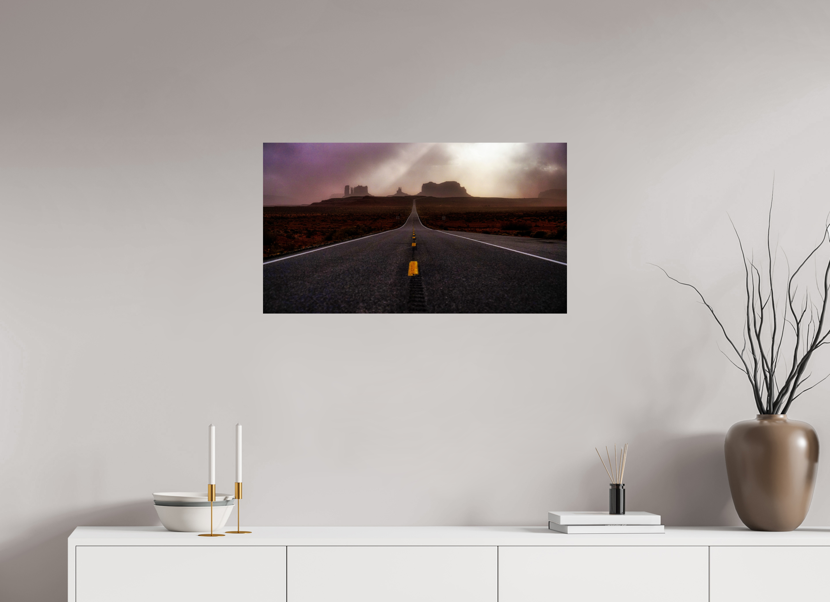 32 x 18″, Paper Only Monument Valley