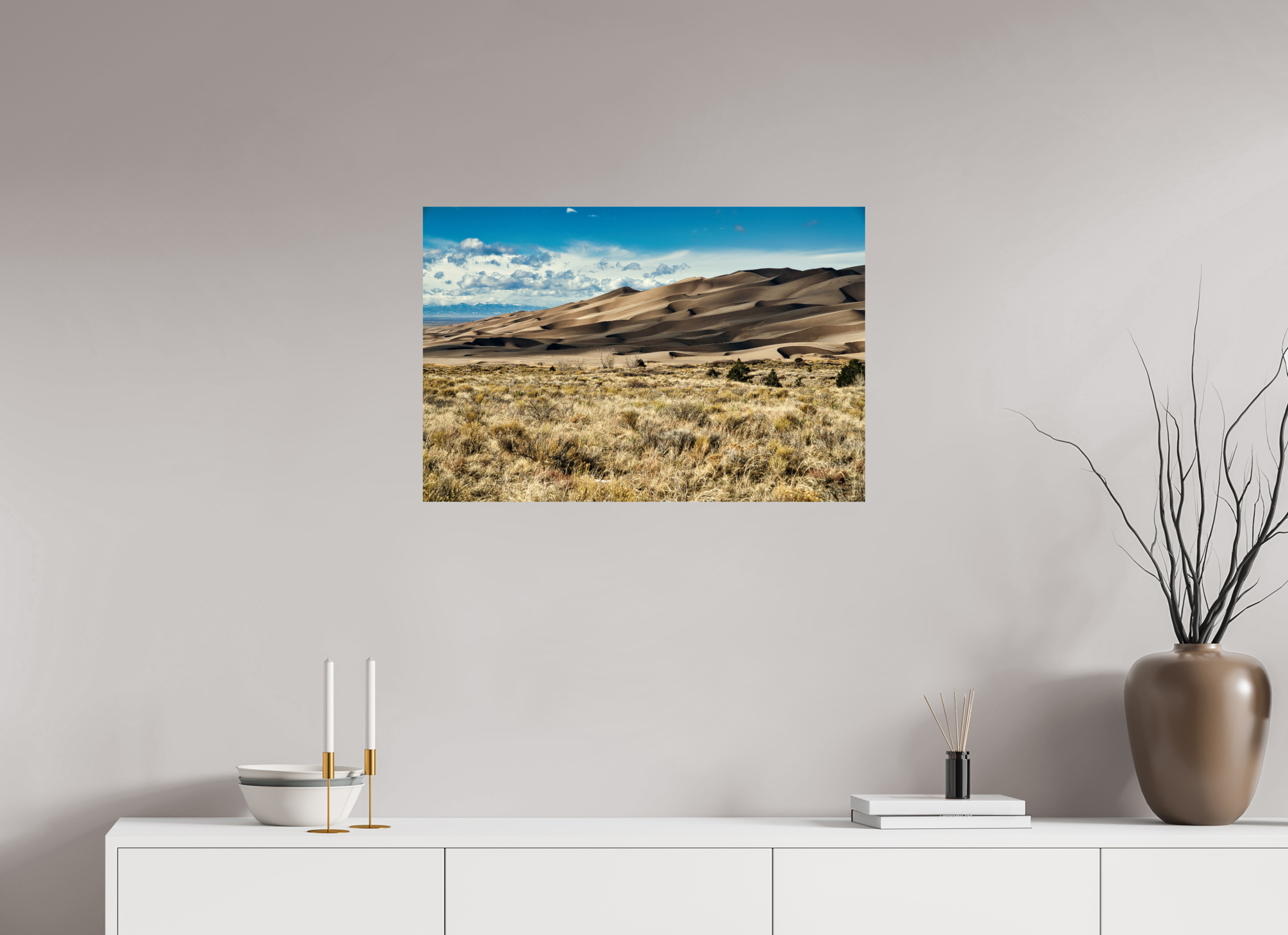 30 x 20″, Paper Only Great Sand Dunes National Park