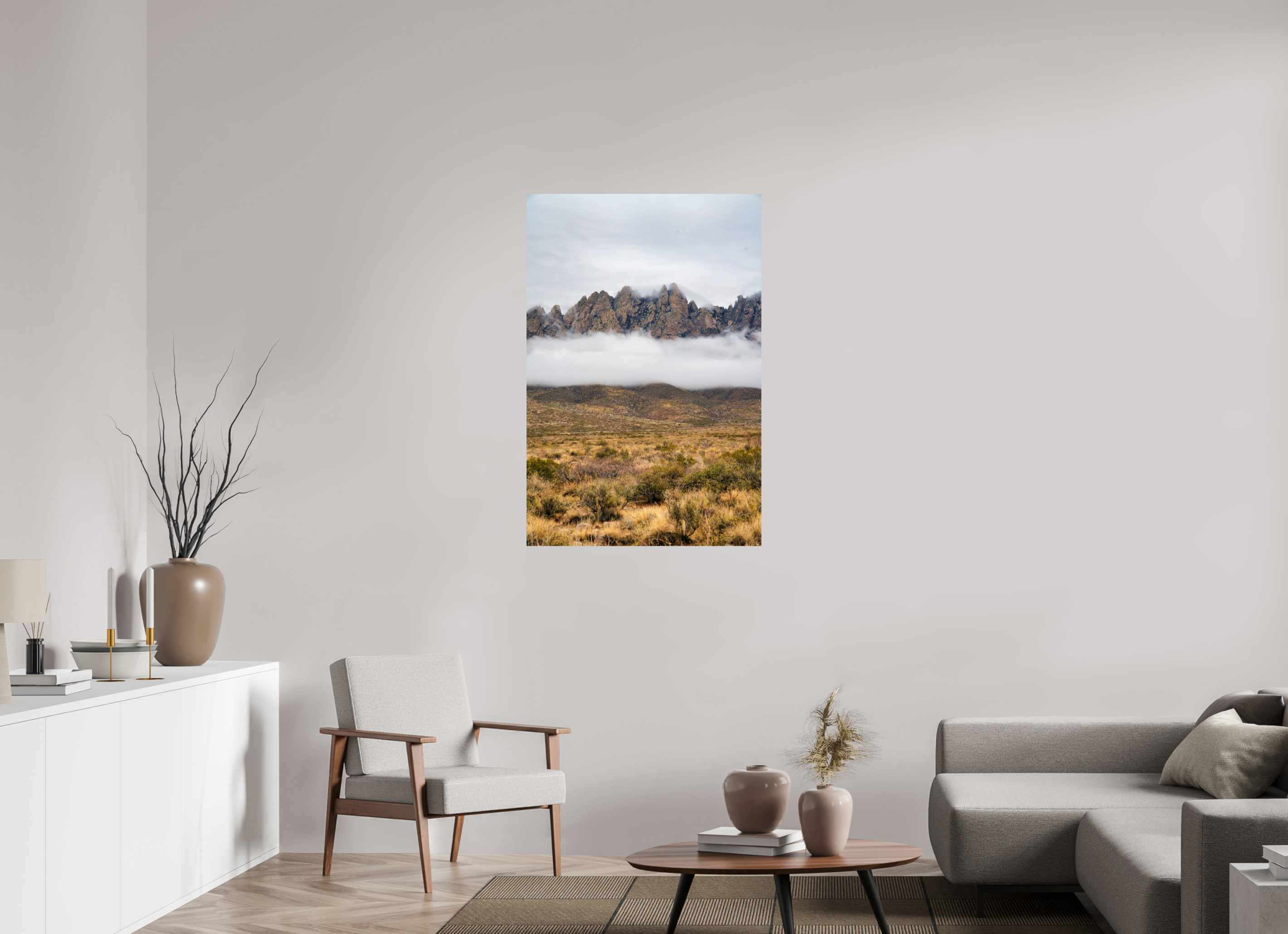 30 x 45″, Photo Print On Fuji Crystal DP II Organ Mountains