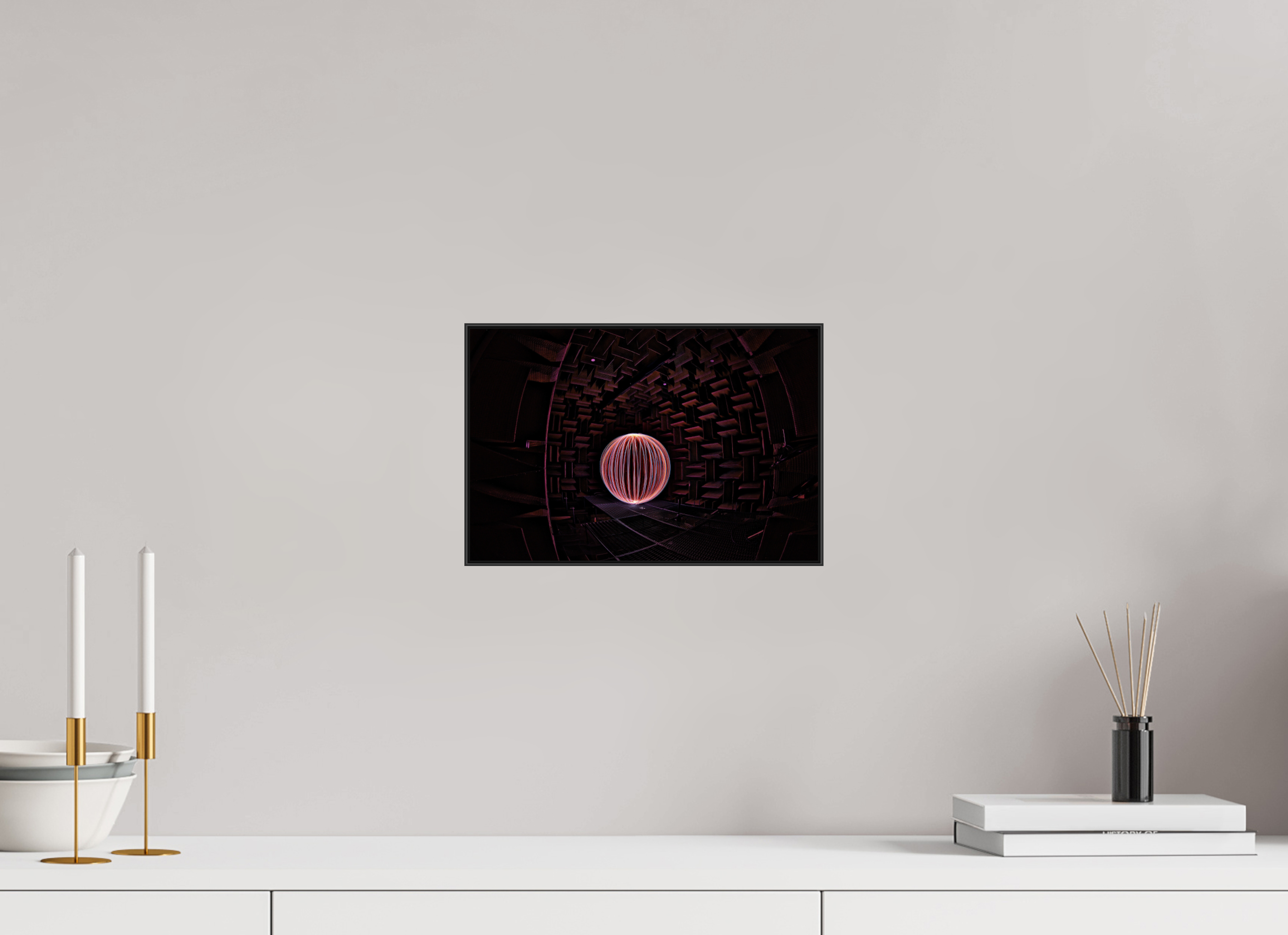 12 x 8″, Photo Print Aluminum (Black) Red Orb at Klipsch