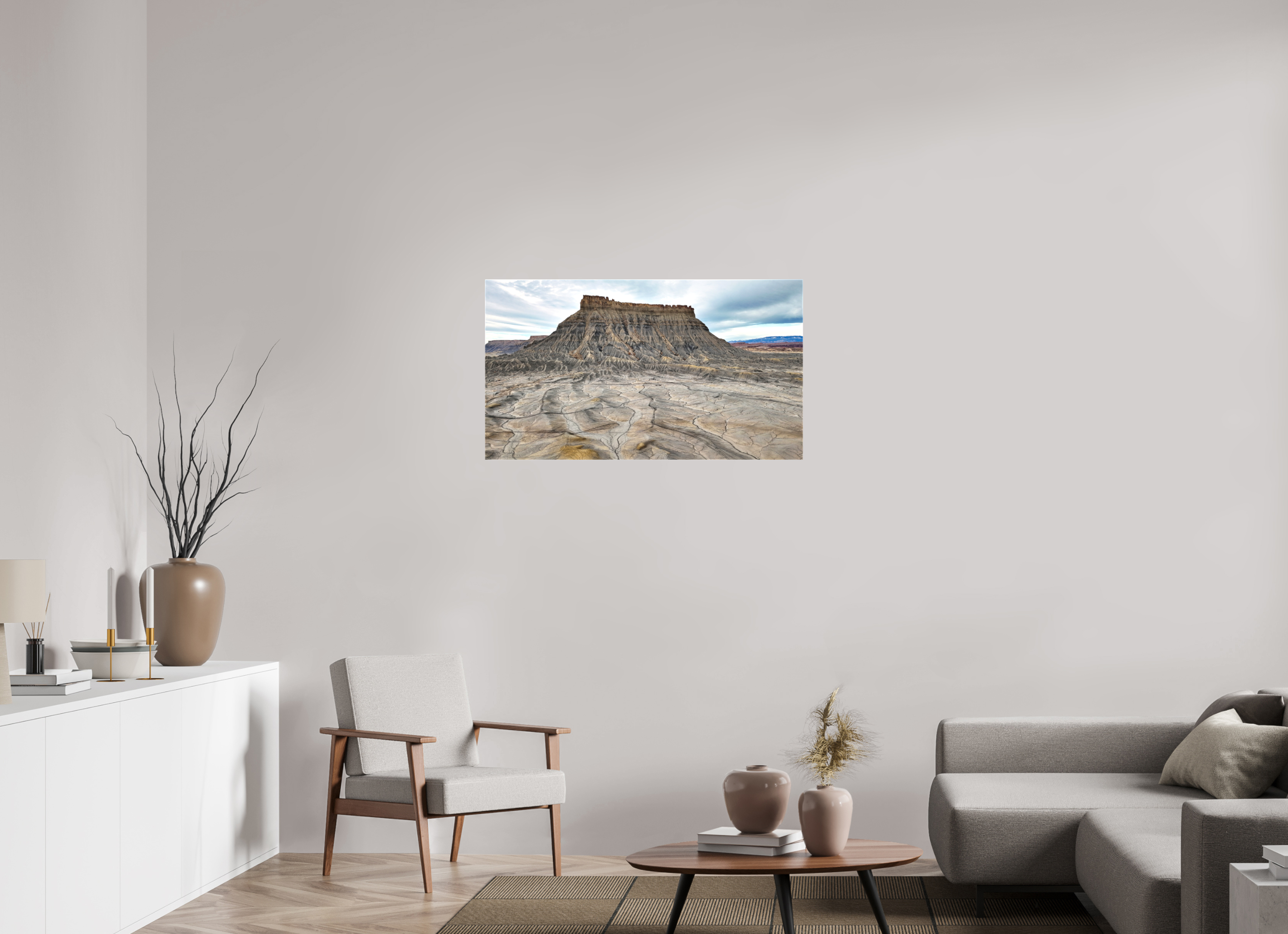40 x 22.5″, Glossy Canvas Factory Butte