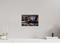 12 x 8″, Photo Print Aluminum (Black) White Orb in Abandoned Classroom