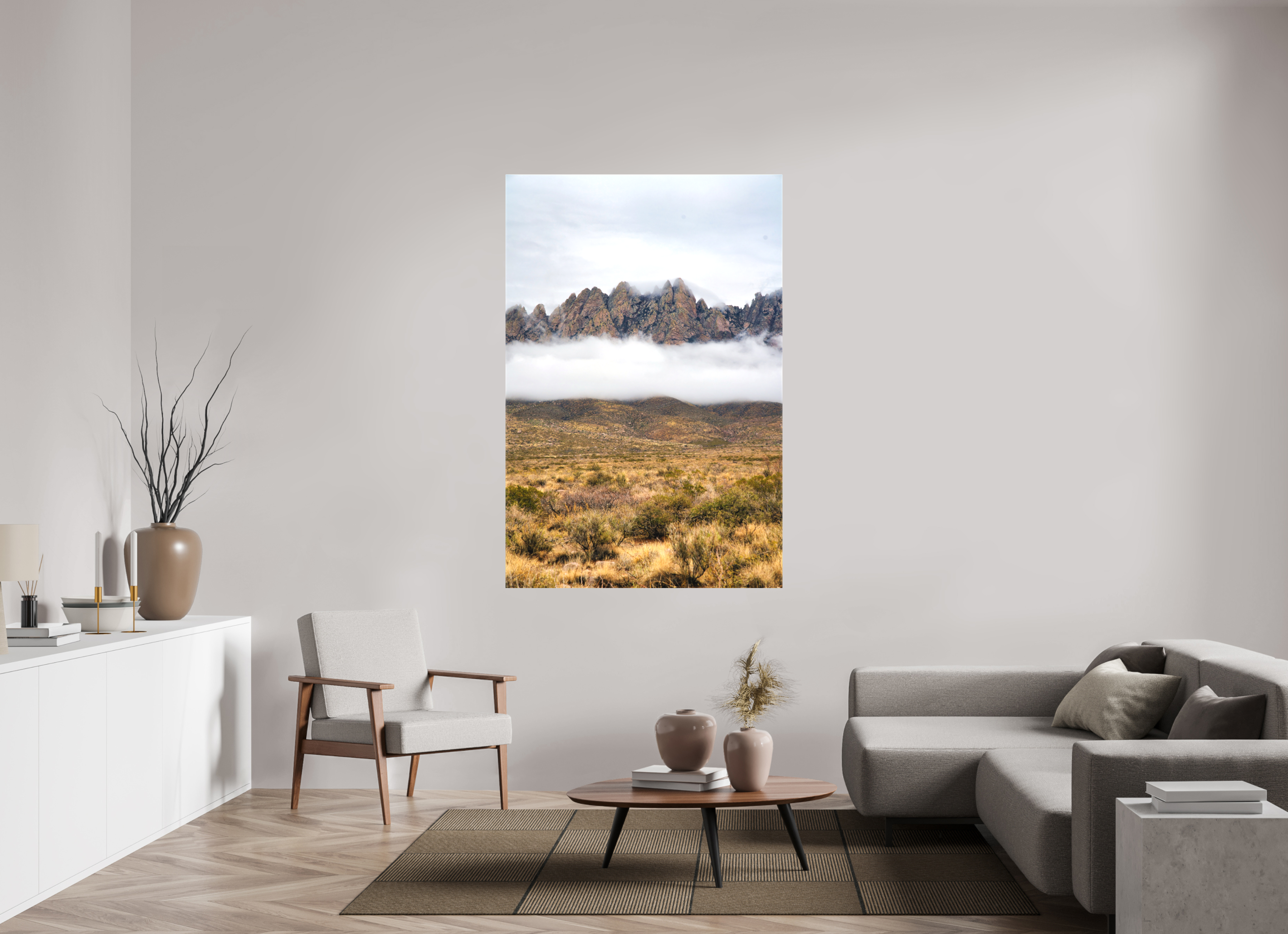 44 x 66″, Matte Canvas Organ Mountains