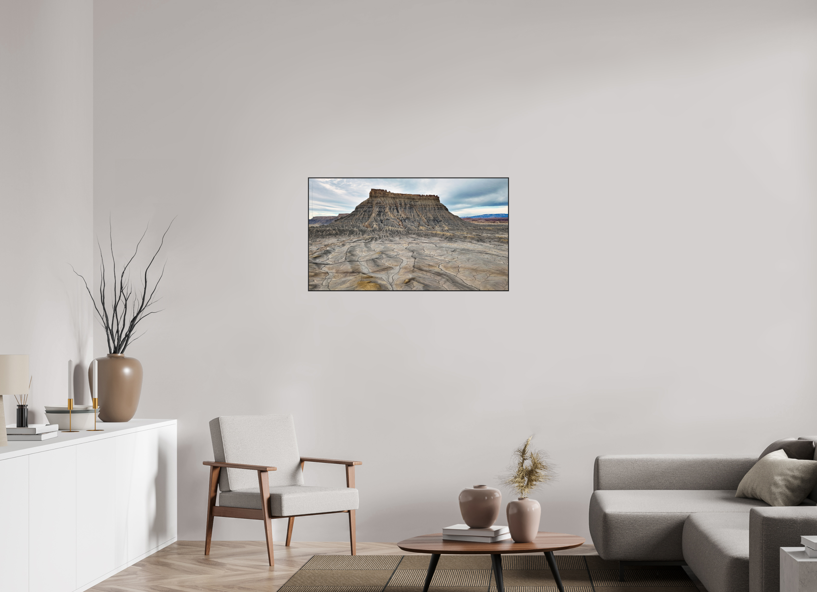 40 x 22.5″, Photo Print Aluminum (Black) Factory Butte