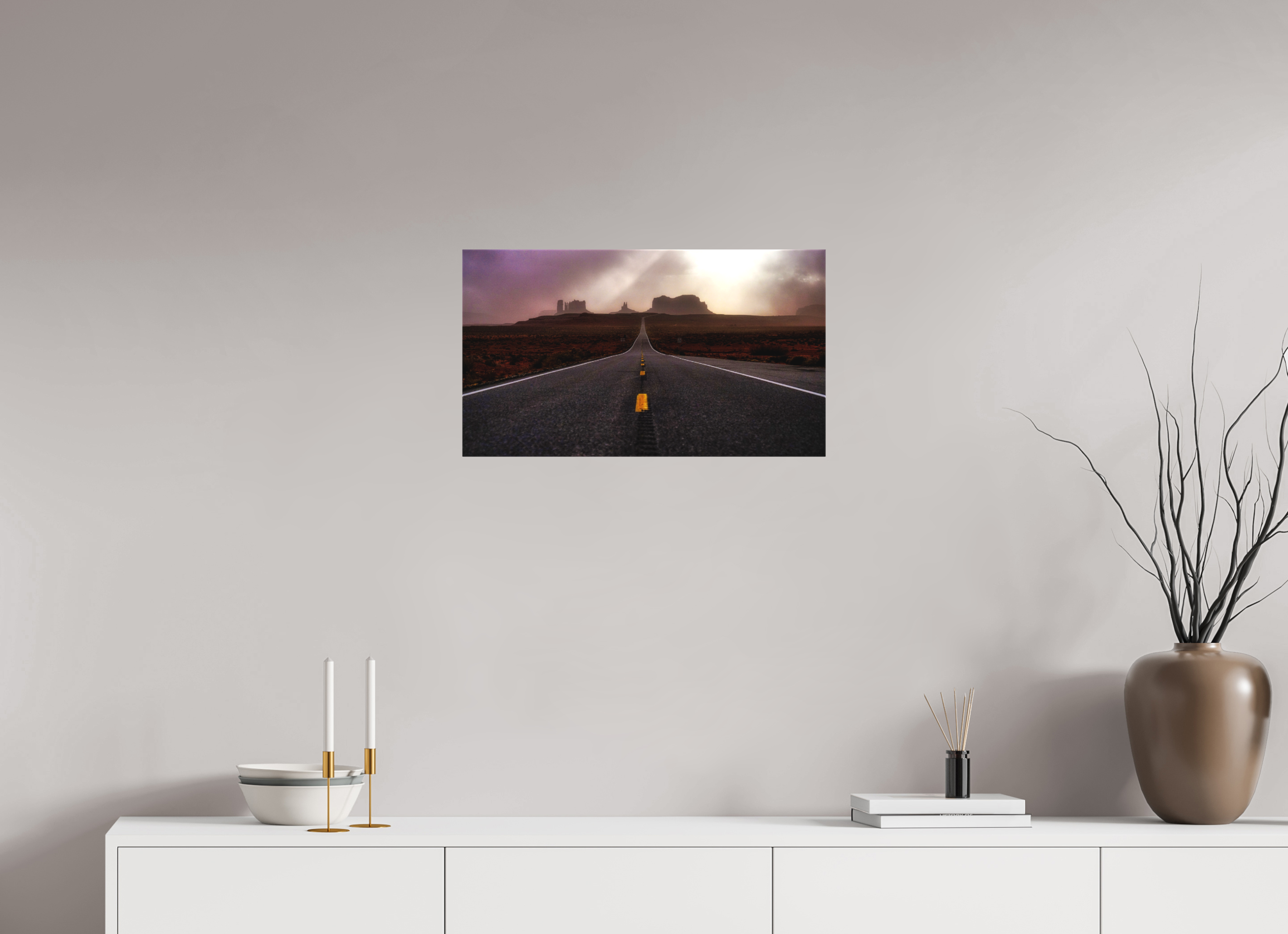 24 x 13.5″, Matte Canvas Monument Valley