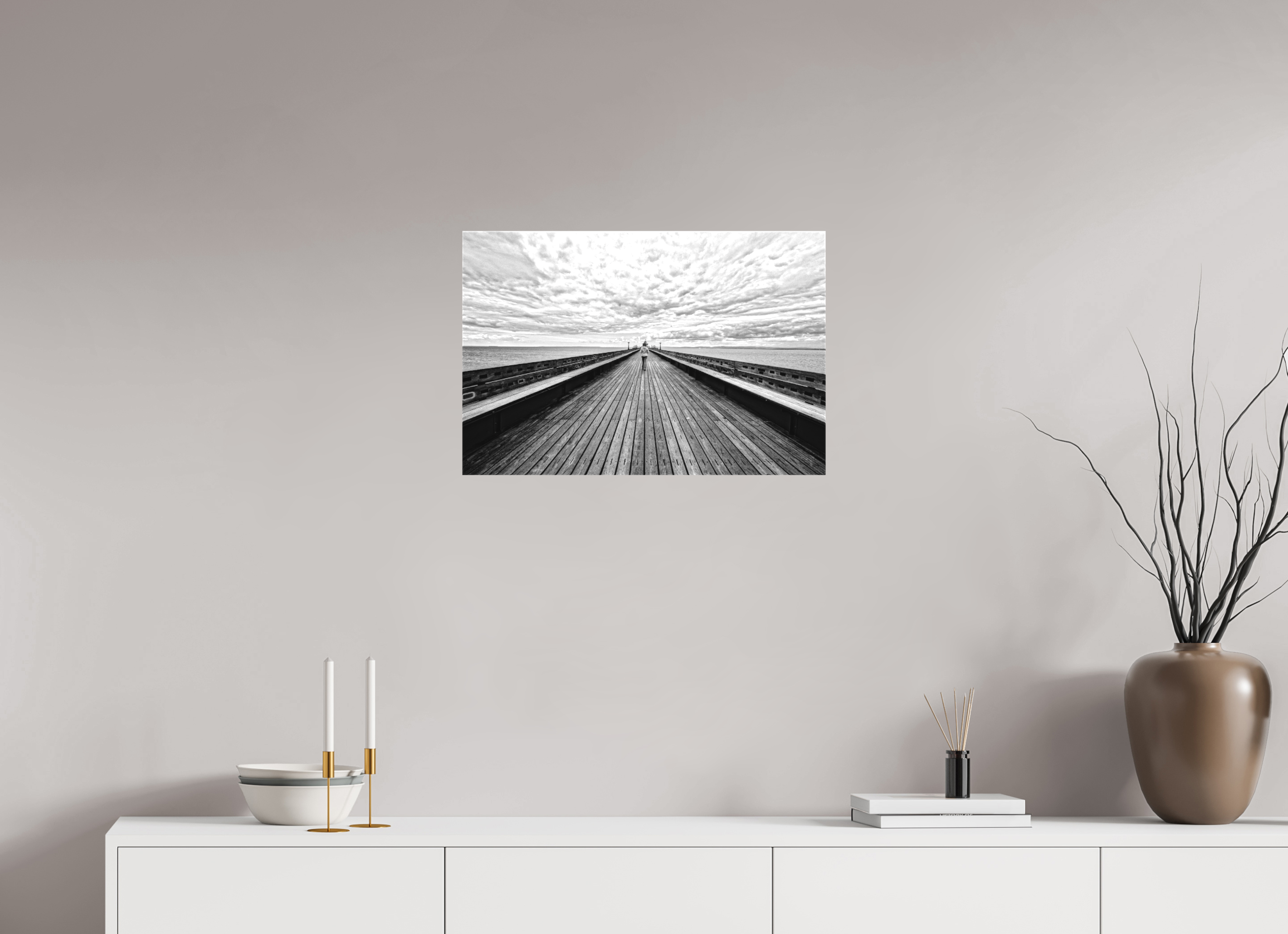 24 x 16″, Matte Canvas UK Pier