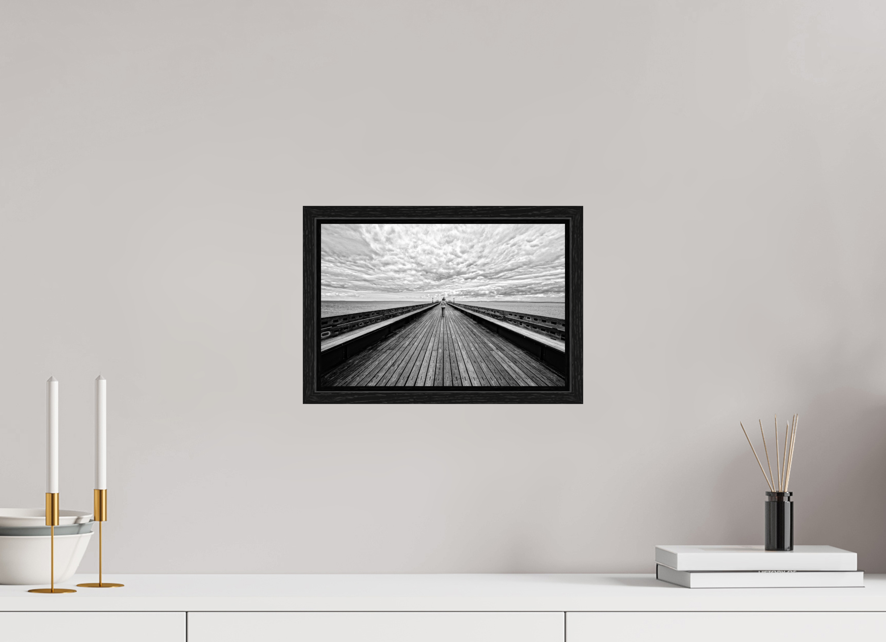 12 x 8″, Floater Frame UK Pier