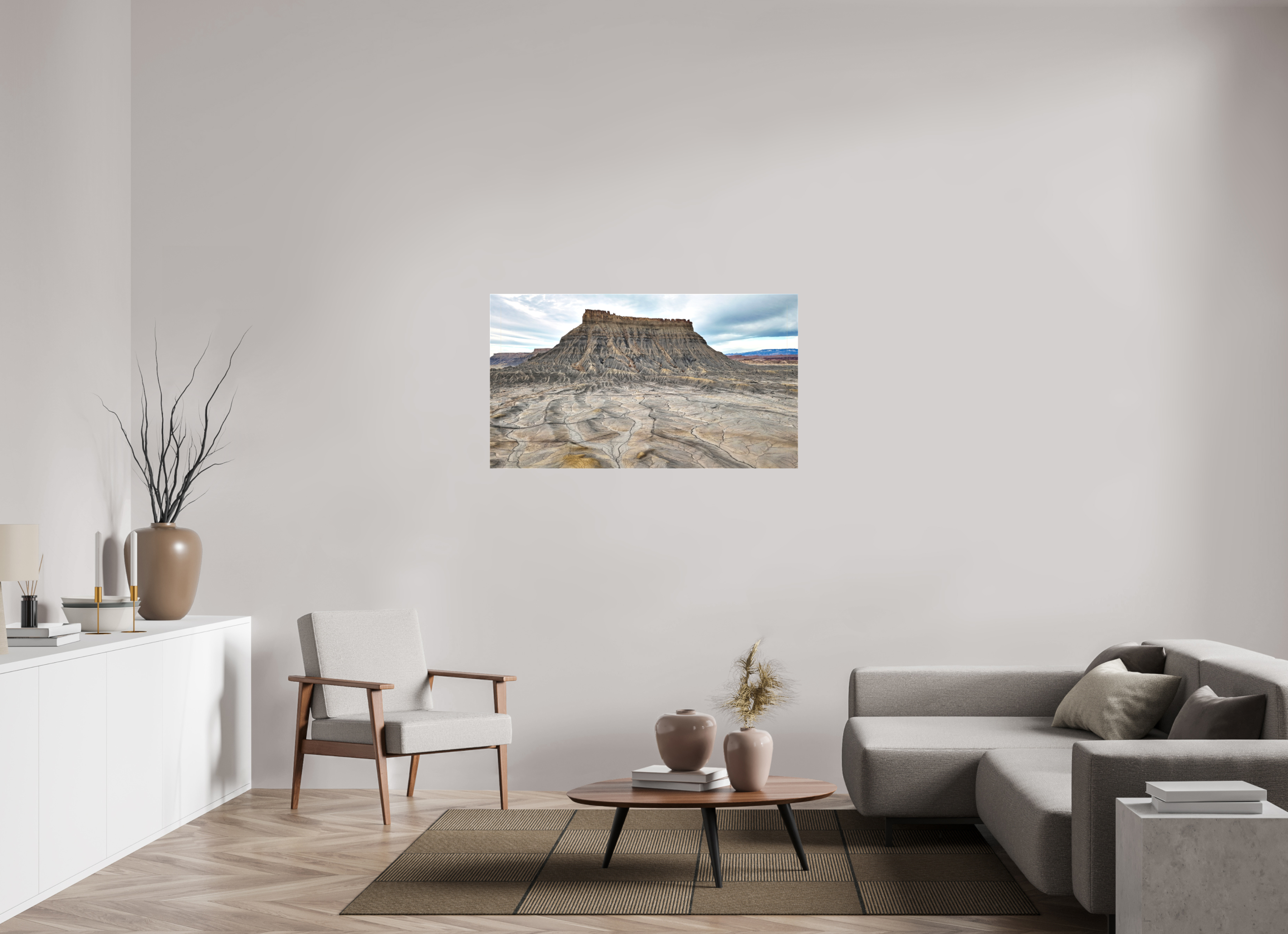 49 x 27.6″, Matte Canvas Factory Butte