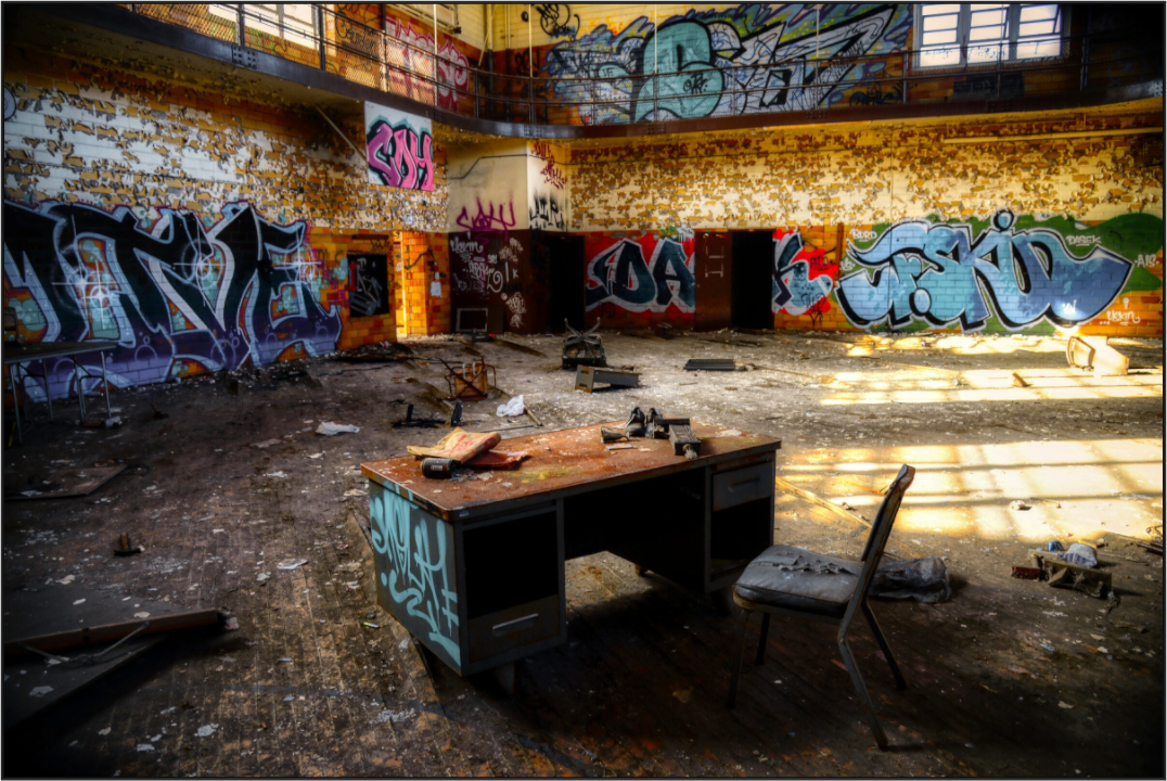 Main image Gym at Abandoned High School