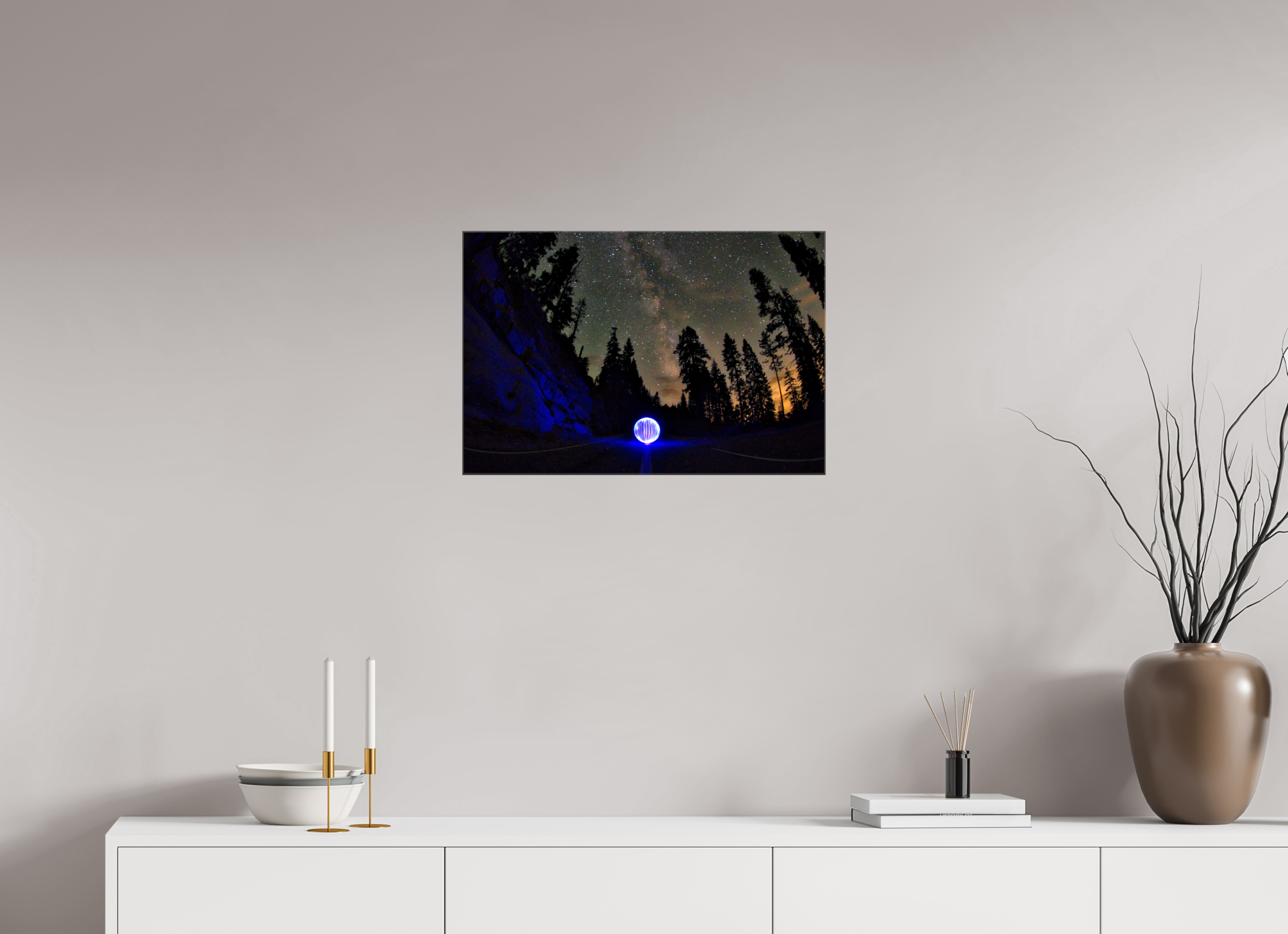 24 x 16″, Glossy Canvas Blue Orb at Sequoia National Park