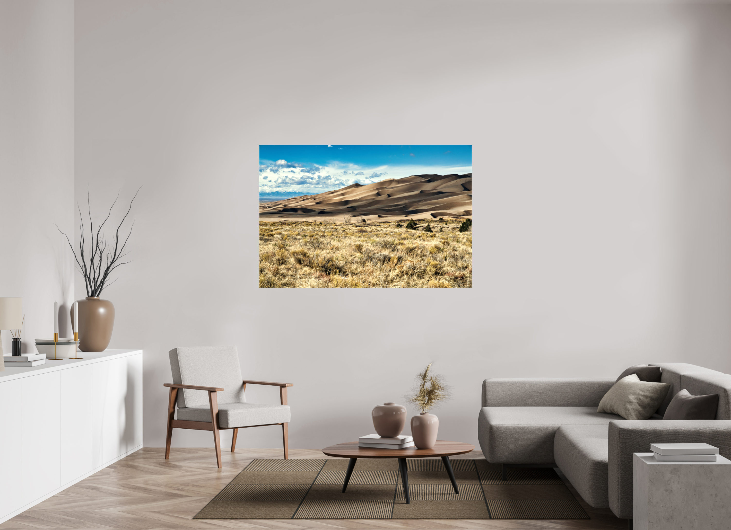 60 x 40″, Glossy Canvas Great Sand Dunes National Park
