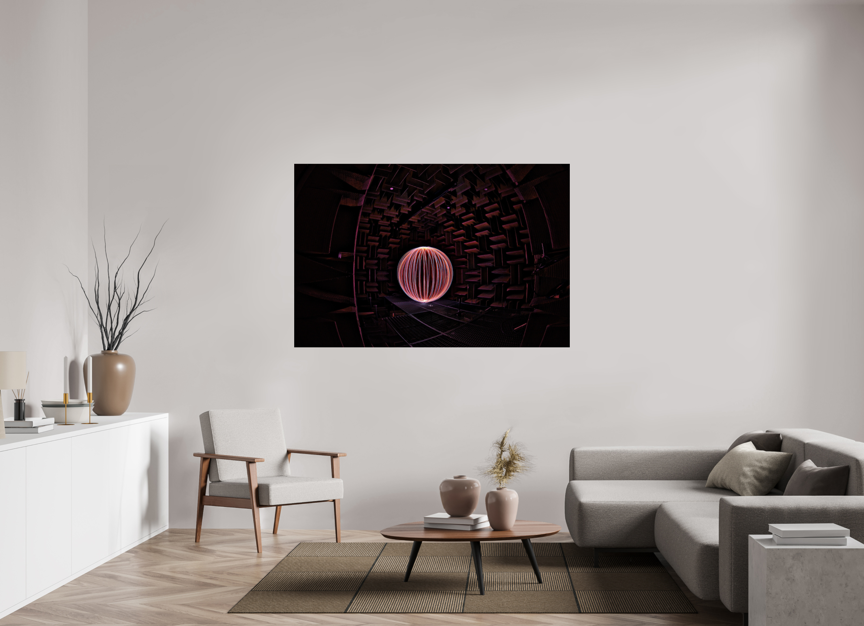 66 x 44″, Glass Red Orb at Klipsch