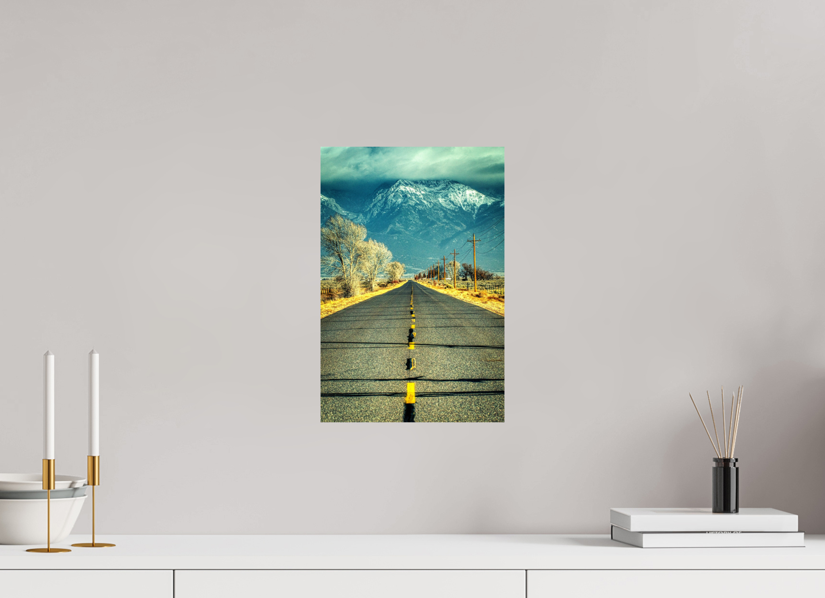 10 x 15″, Paper Only The Road To Crestone