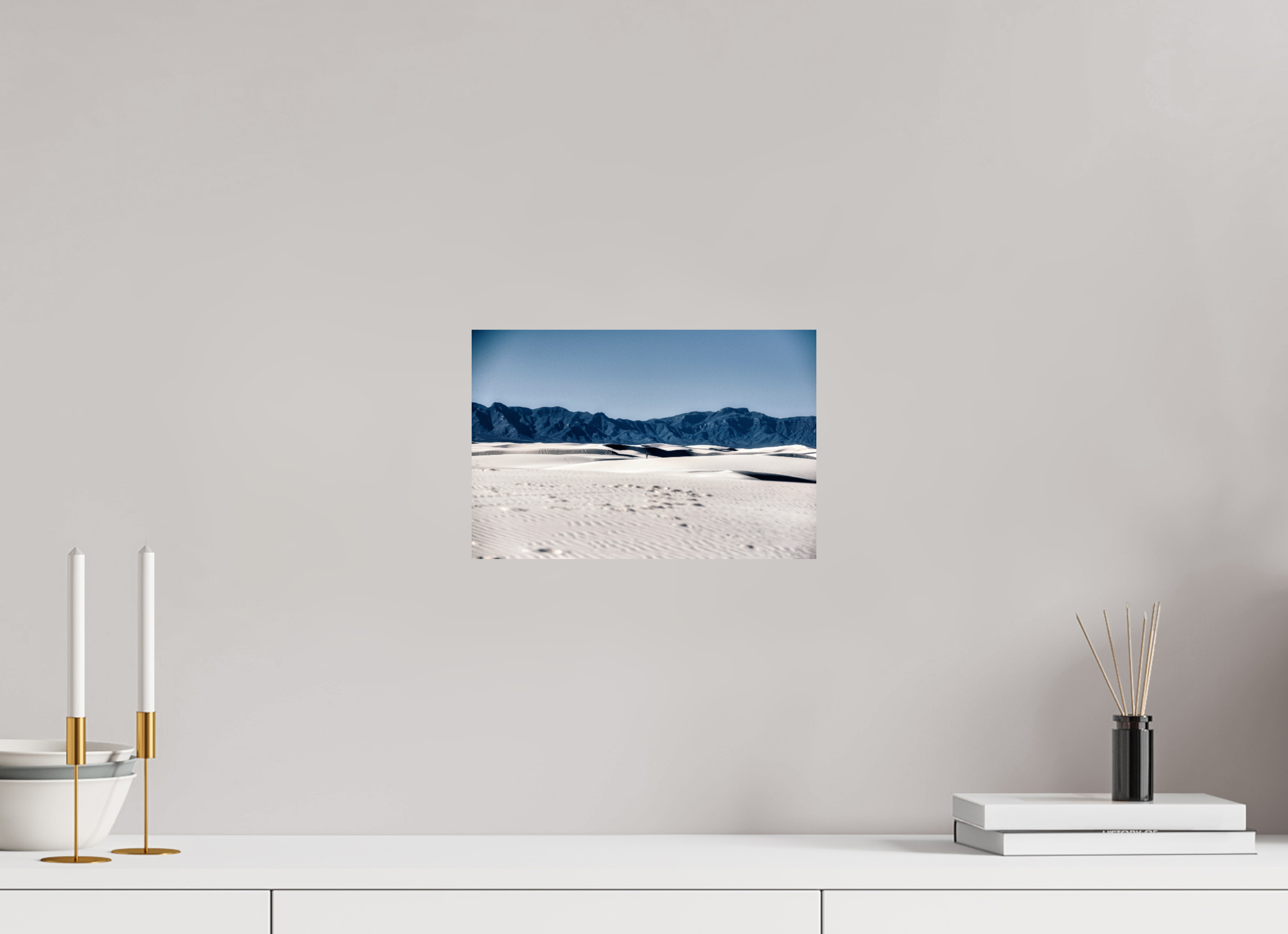 12 x 8″, Paper Only Wandering White Sands