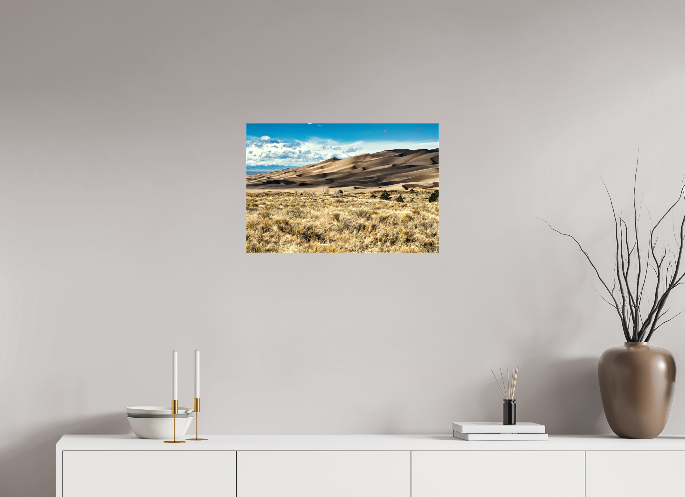 24 x 16″, Glossy Canvas Great Sand Dunes National Park