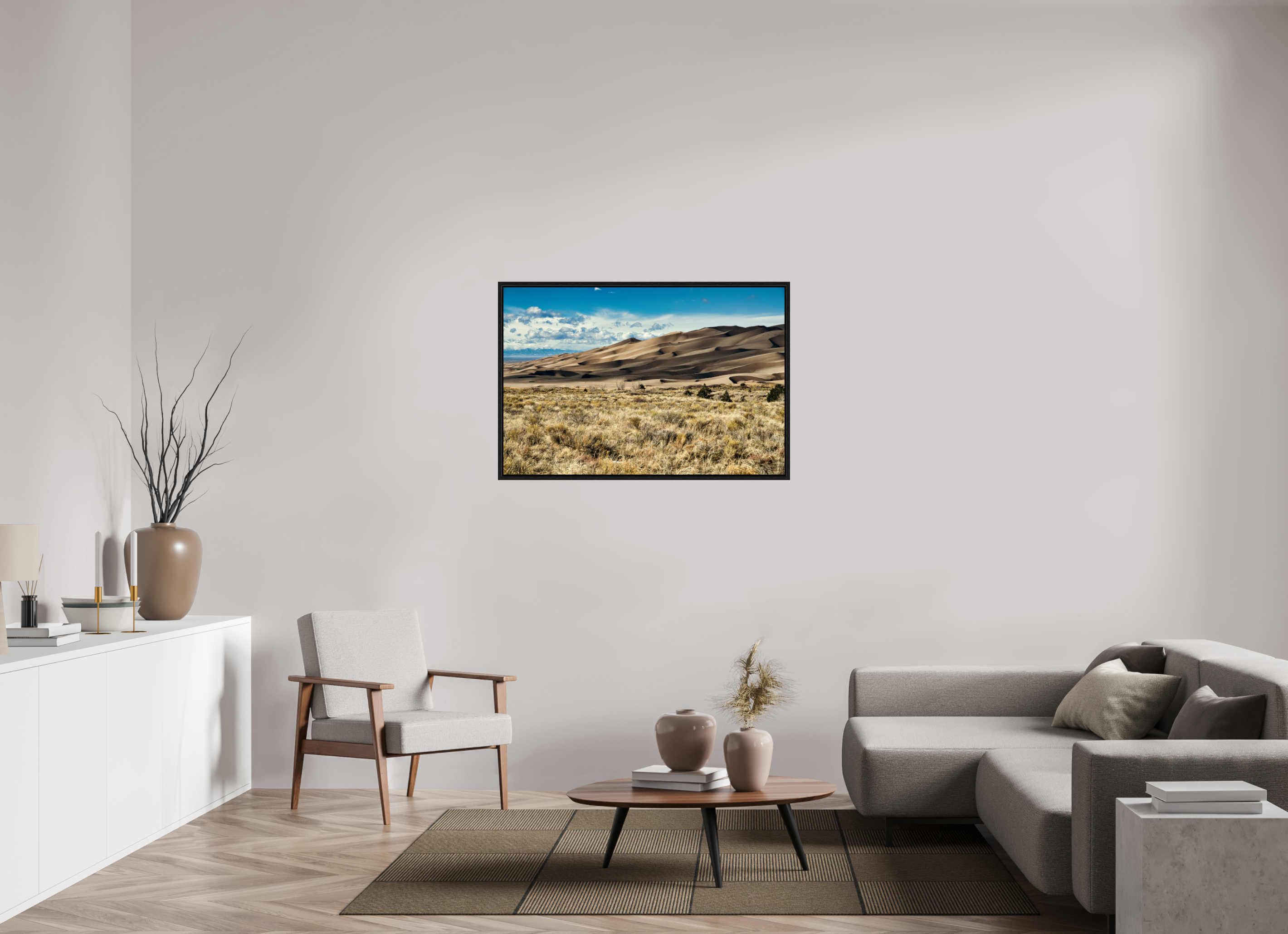 45 x 30″, Floater Frame Great Sand Dunes National Park