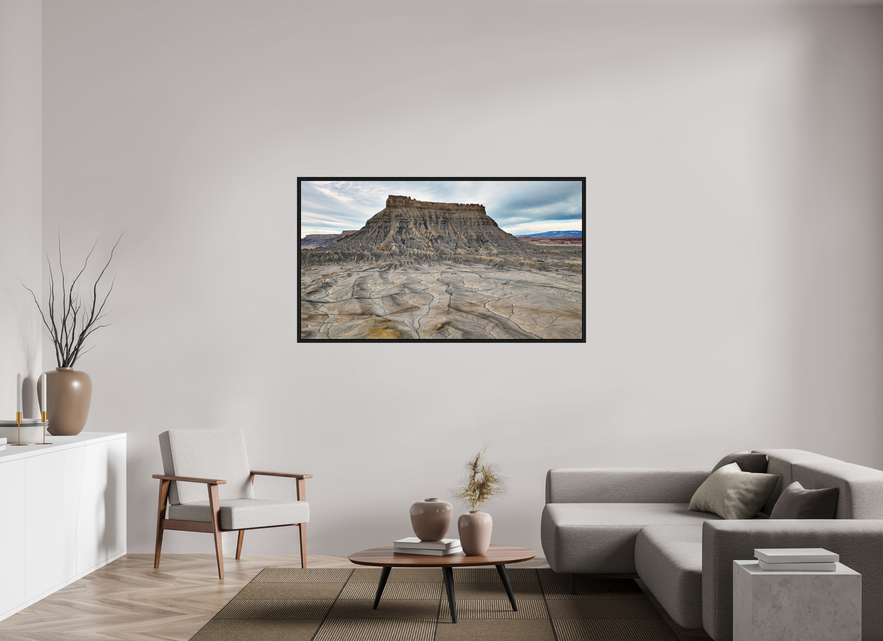 64 x 36″, Floater Frame Factory Butte