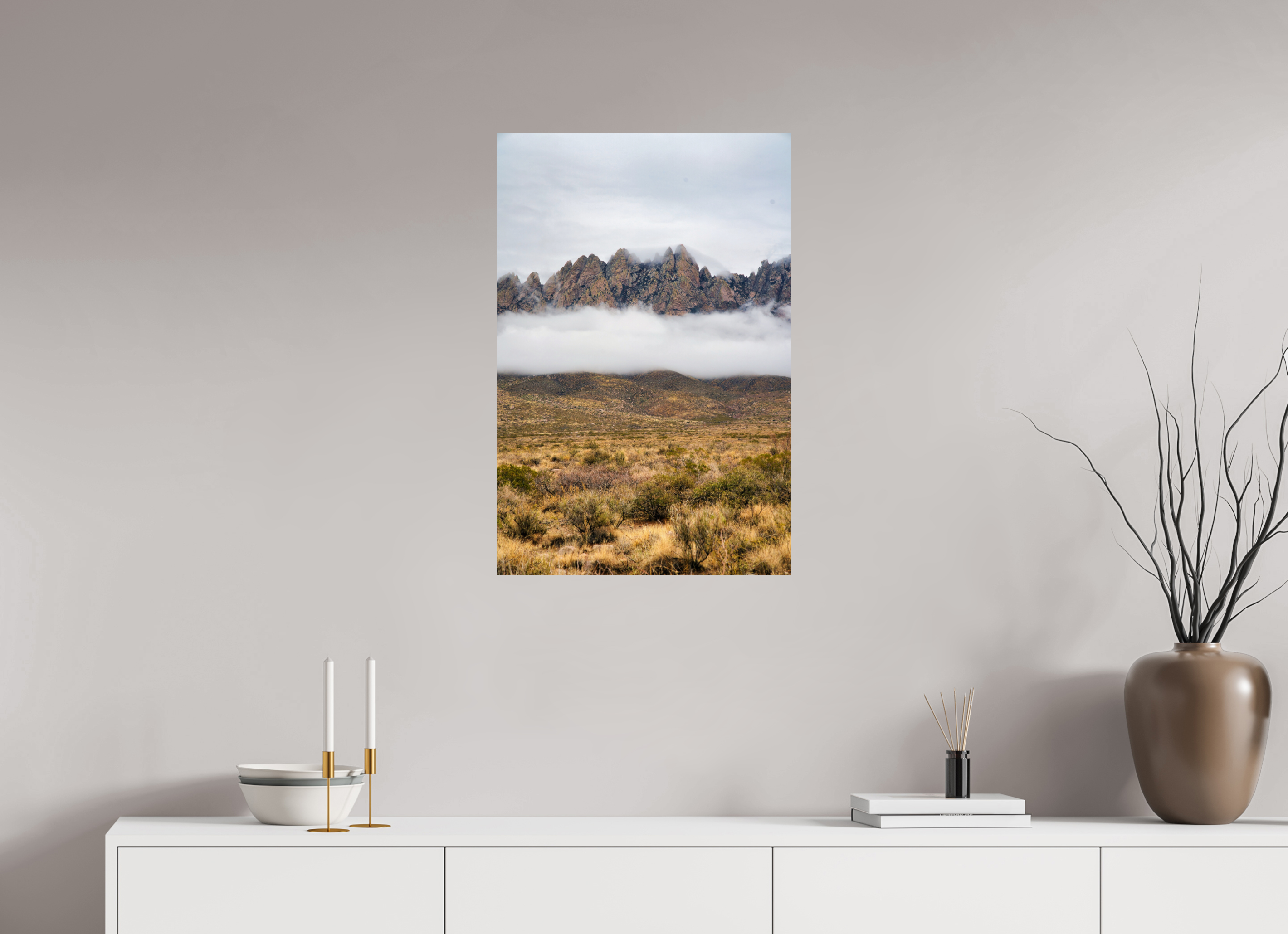 20 x 30″, Paper Only Organ Mountains
