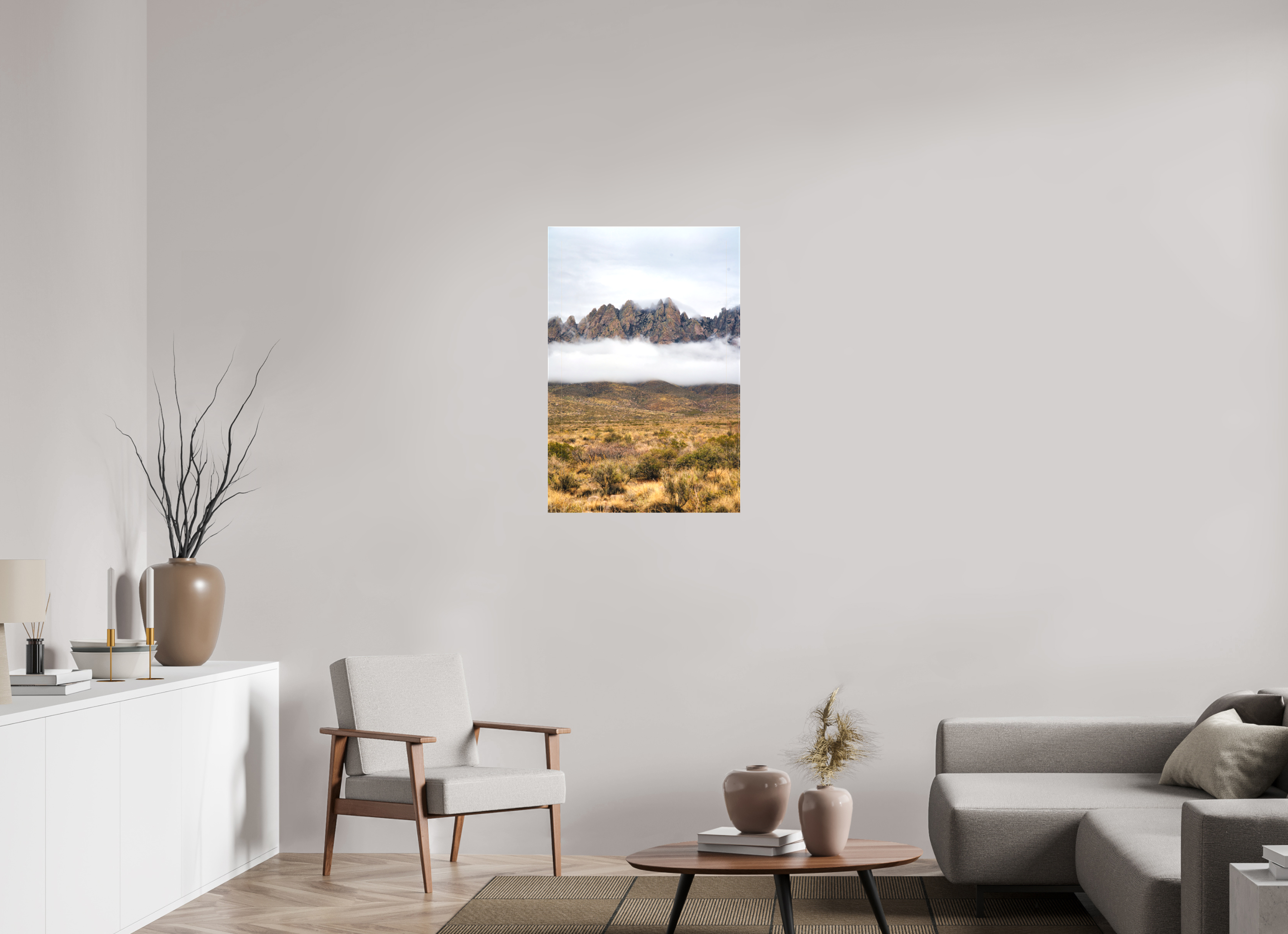 24 x 36″, Matte Canvas Organ Mountains