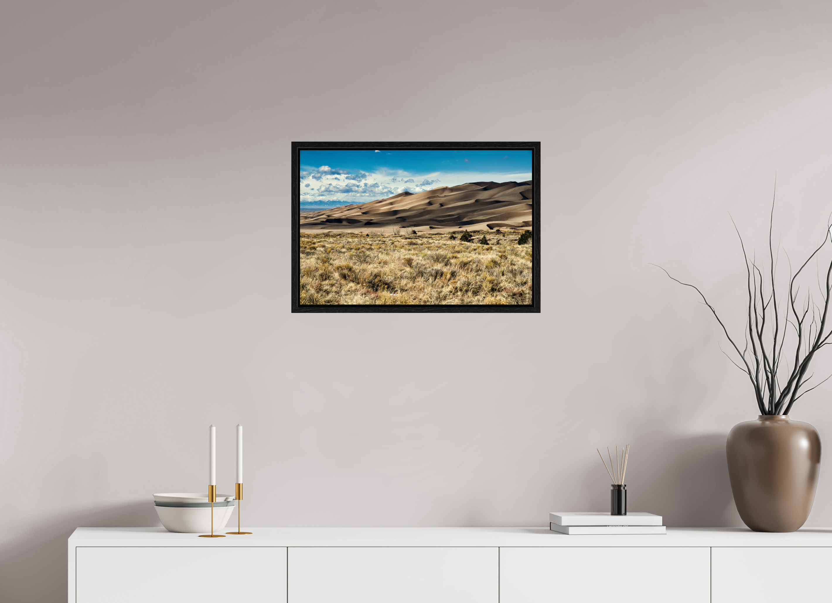 24 x 16″, Floater Frame Great Sand Dunes National Park