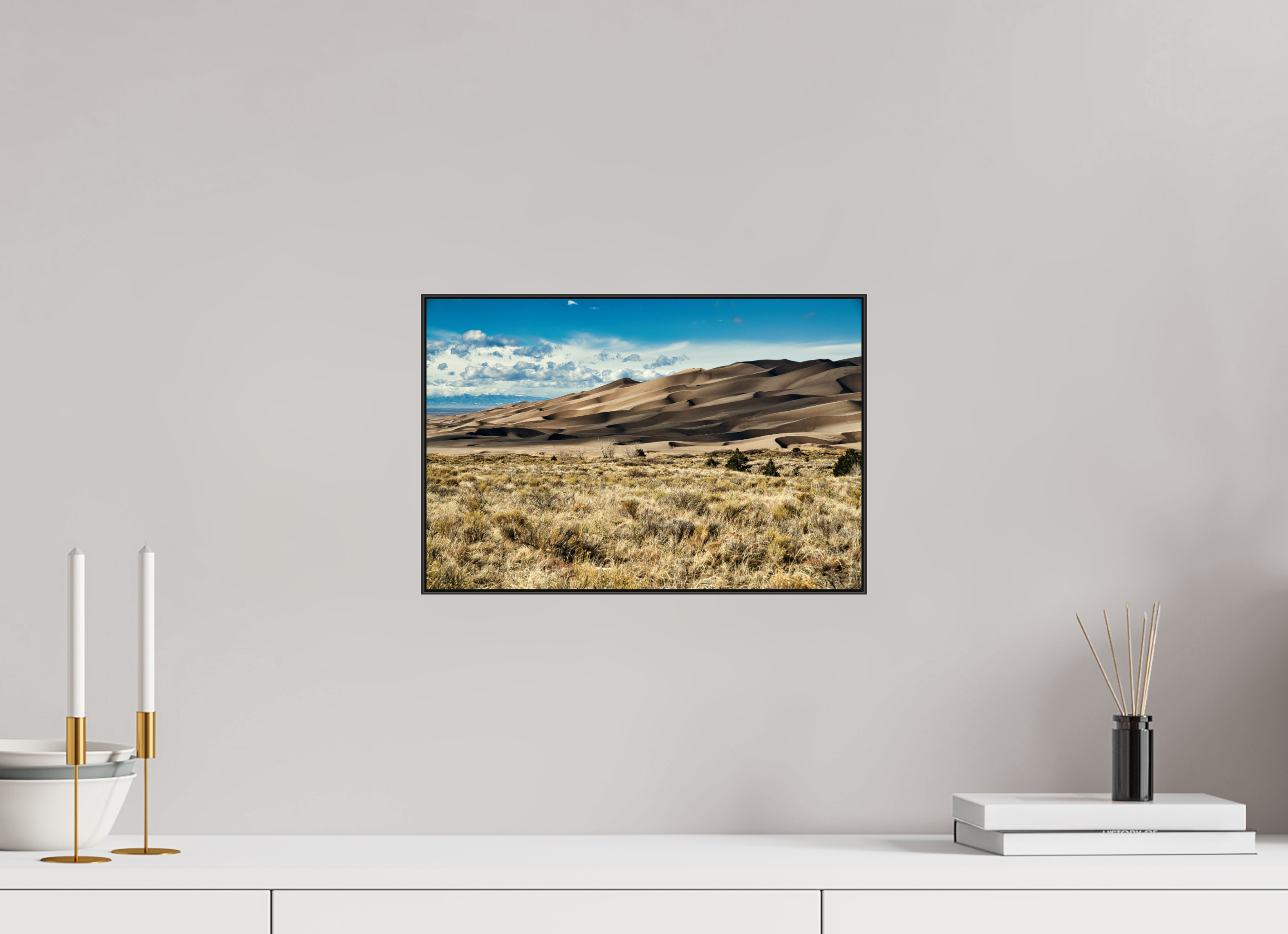 15 x 10″, Photo Print Aluminum (Black) Great Sand Dunes National Park
