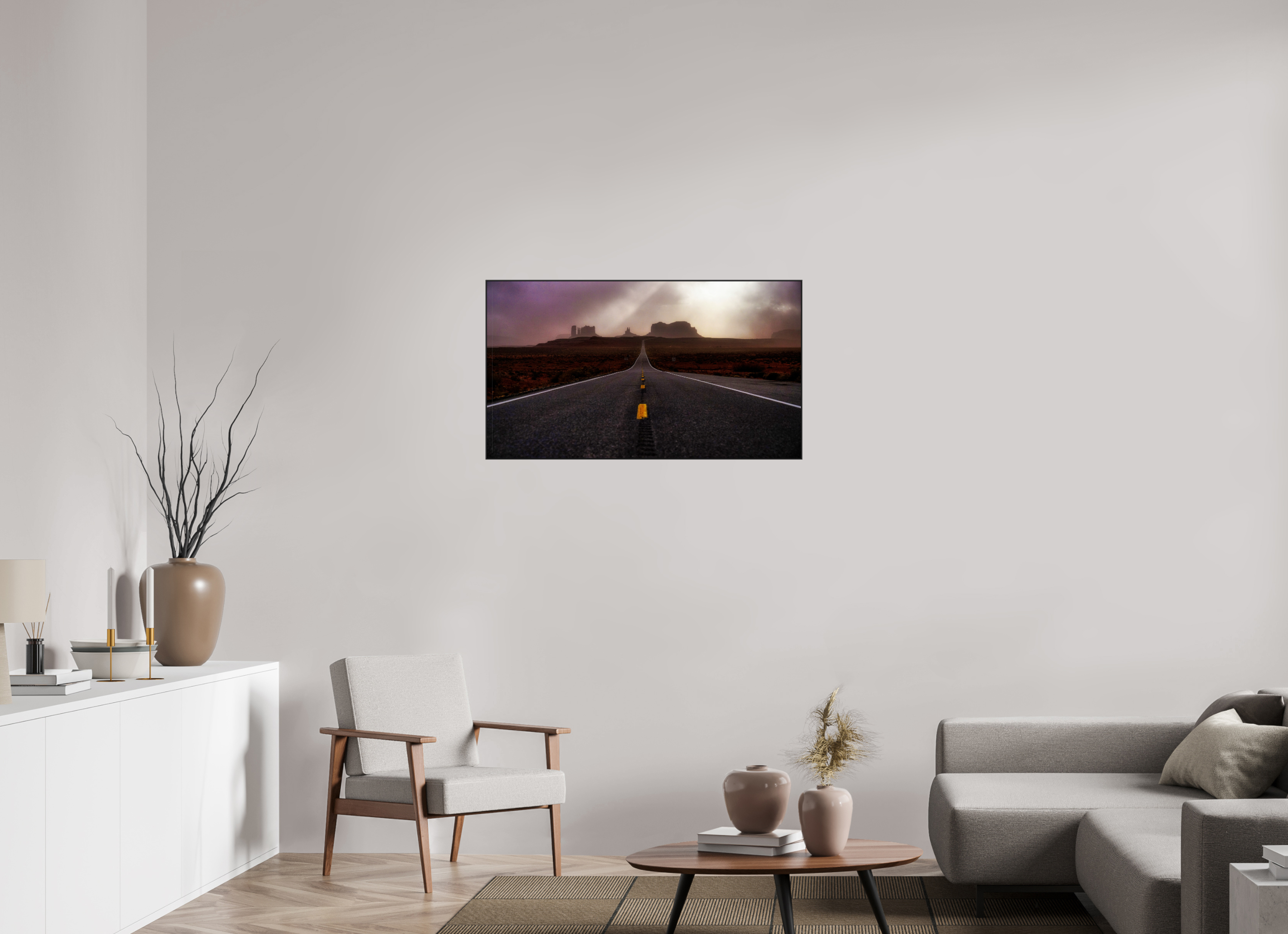 40 x 22.5″, Photo Print Aluminum (Black) Monument Valley