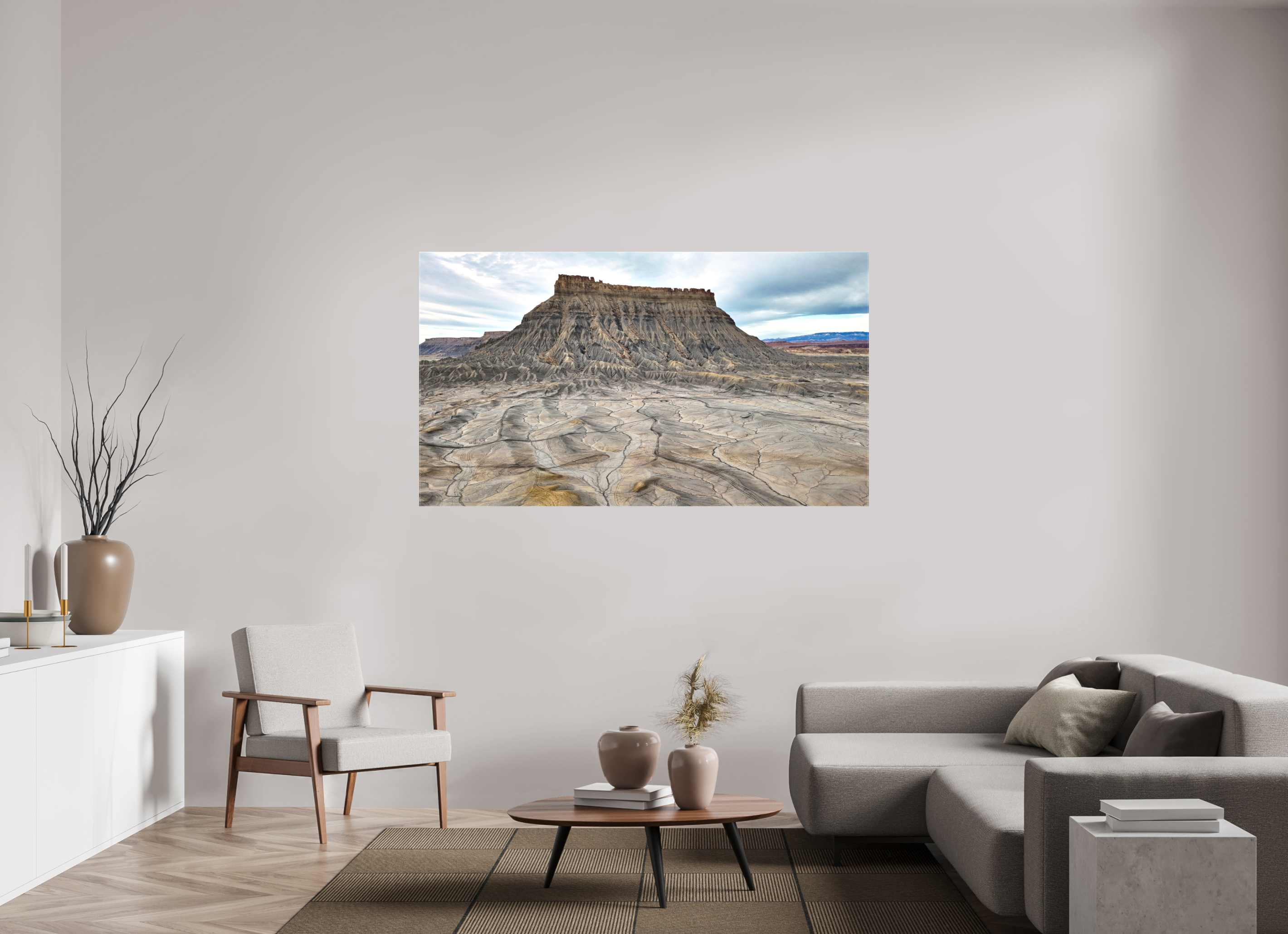 70 x 39.4″, Matte Canvas Factory Butte